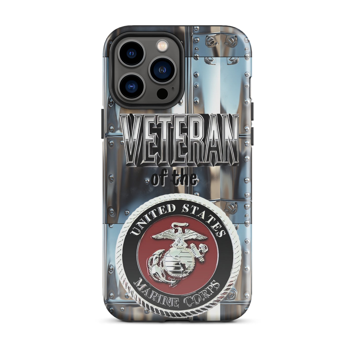 Military Veteran phone case, Marine phone case, Veteran phone case, iphone15, anutcase, Tough Case for iPhone®