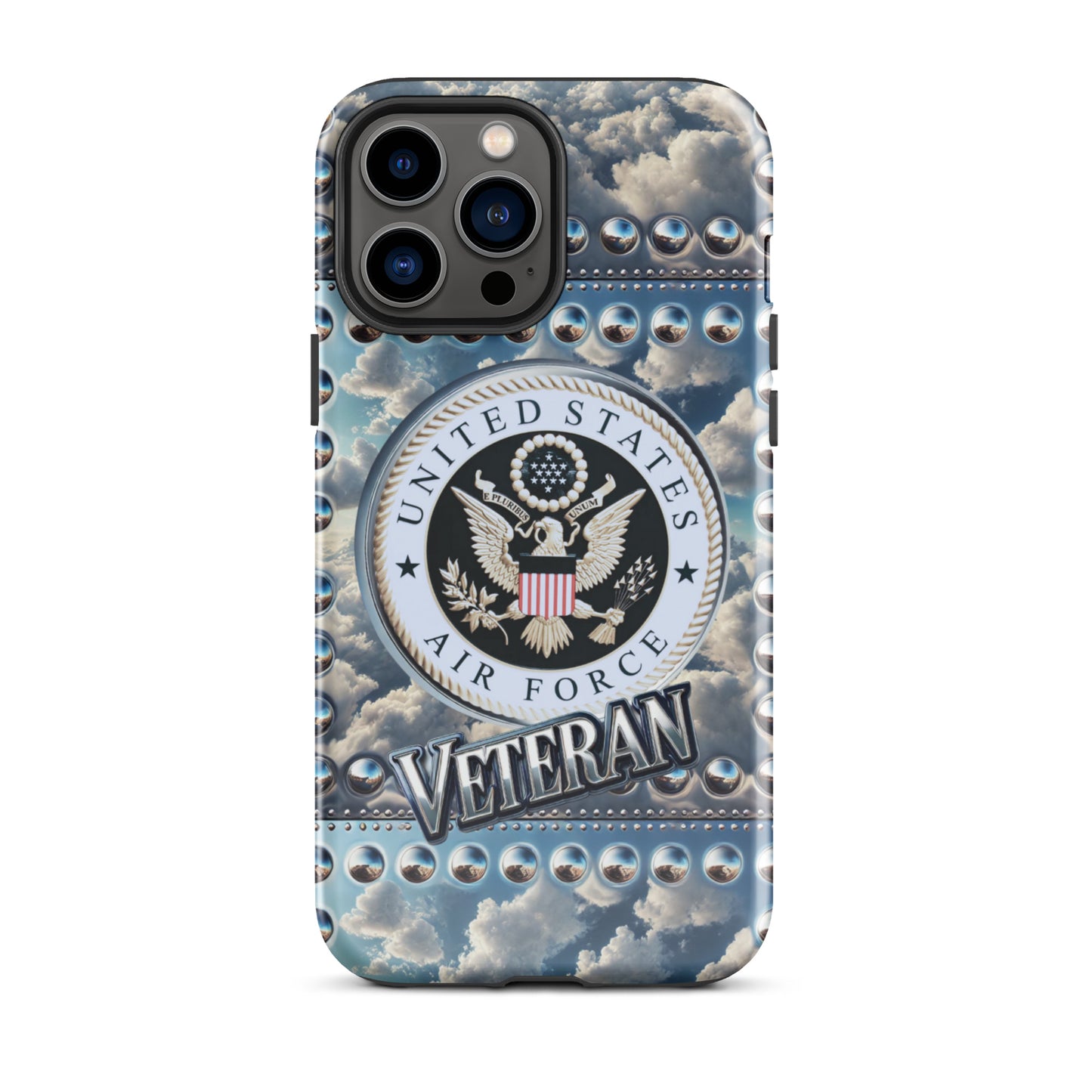 Airforce Veteran iphone case, Retired veteran phone case, anutcase, Tough Case for iPhone®, military phone case, air force phone case,