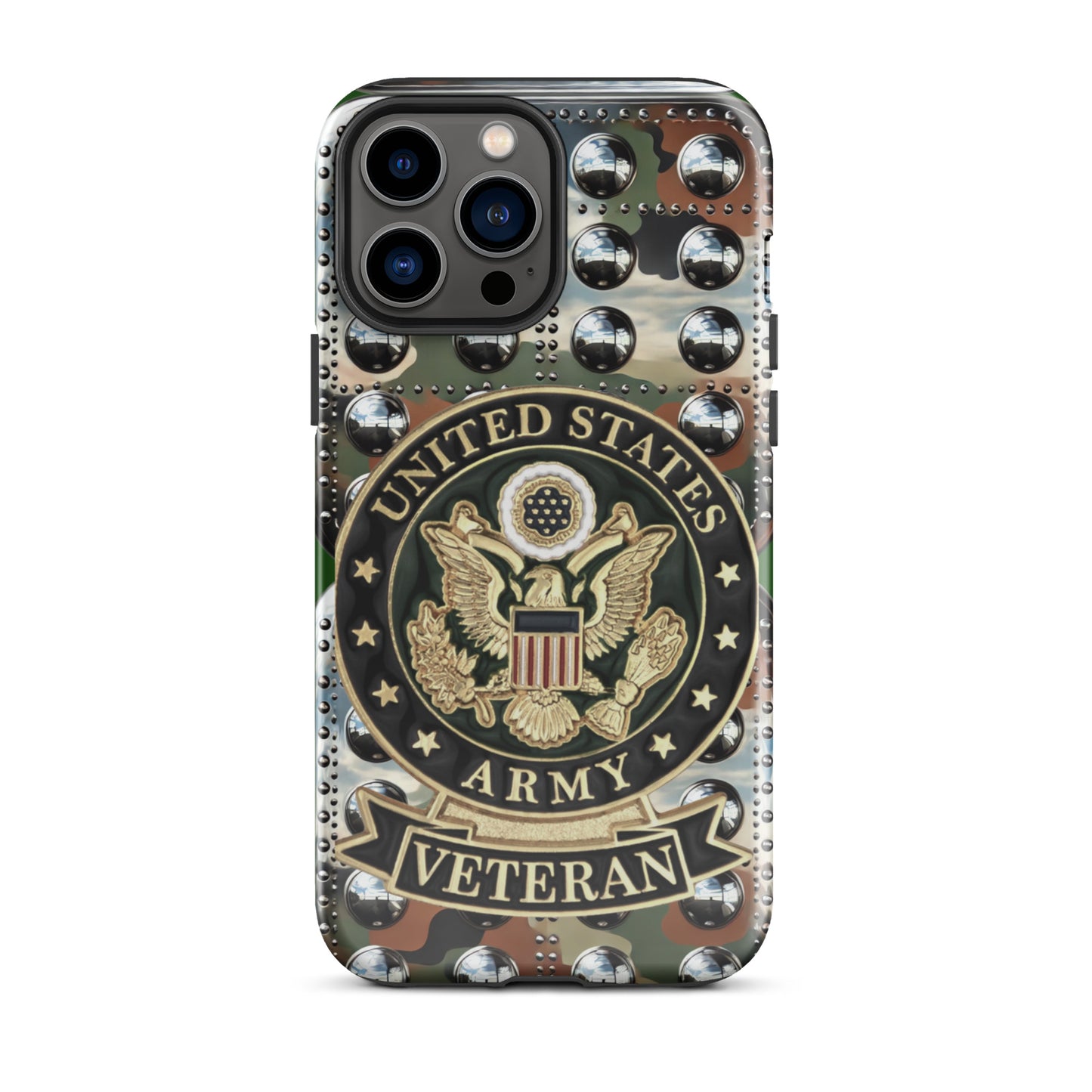 Army Veteran phone case, military phone case, retired military phone case, anutcase, Tough Case for iPhone®