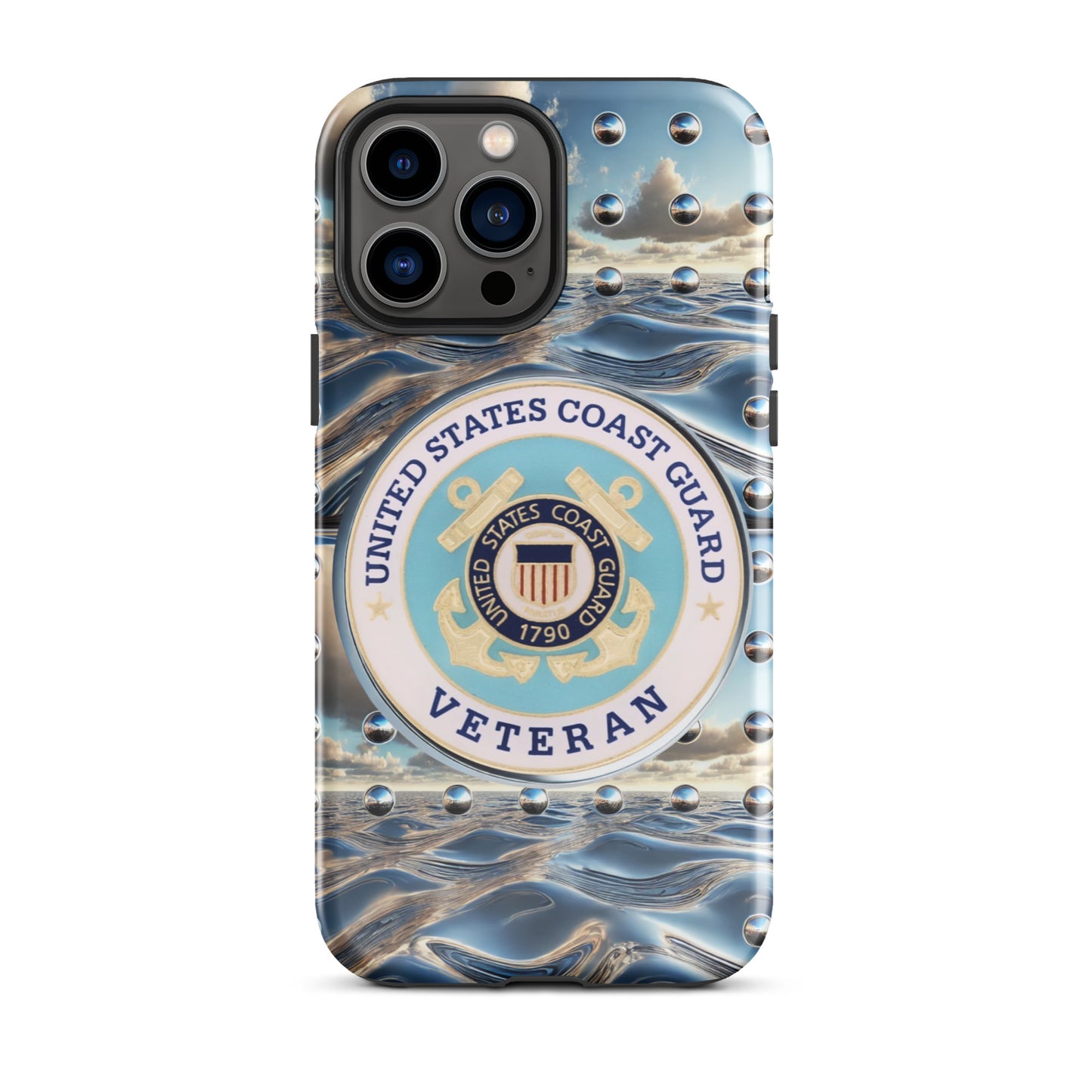 United States Coast Guard Veteran phone Case, Tough Case for iPhone®, anutcase, Military phone case, Veteran phone case, Coast guard gift