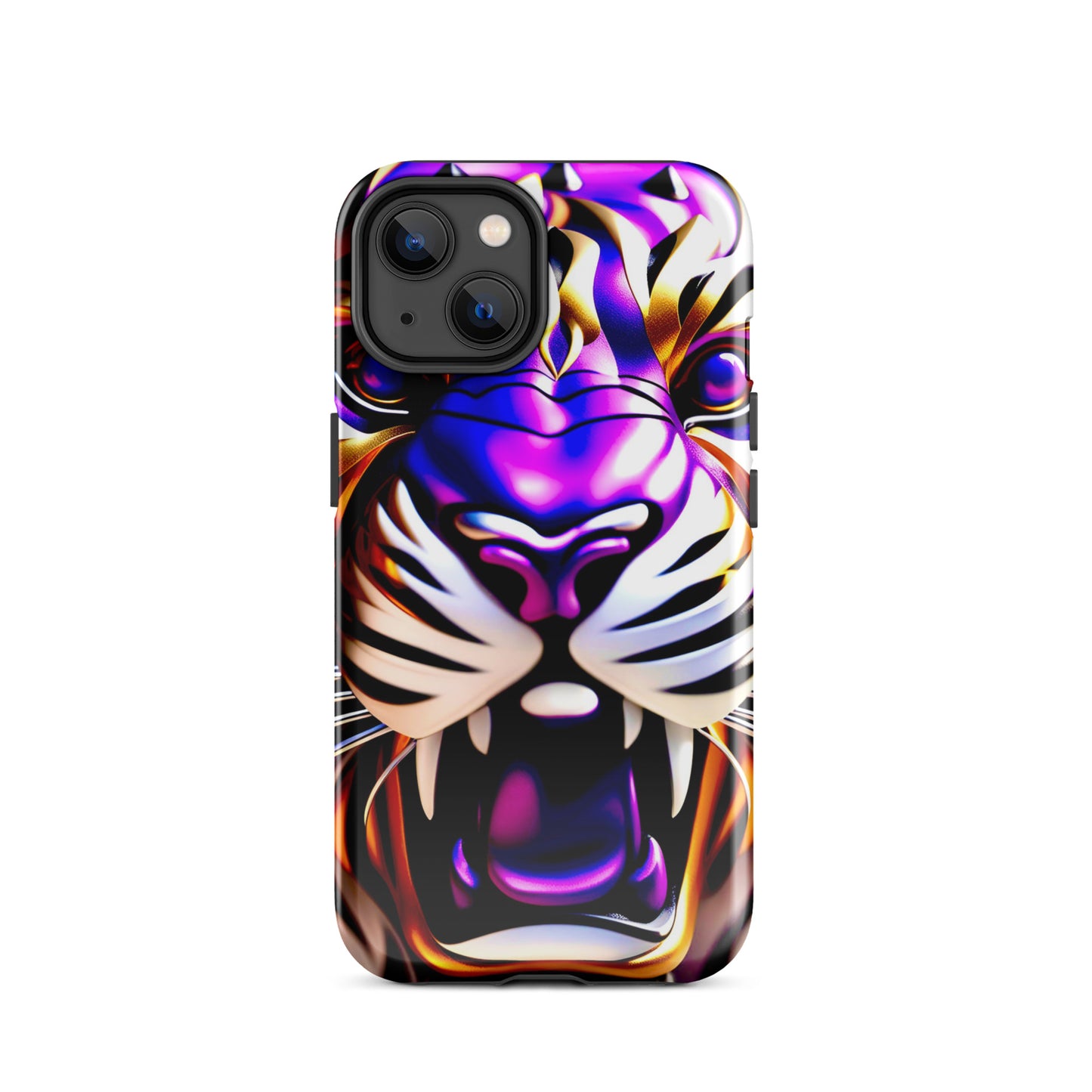 Tiger photos case, New Orleans iPhone case, Louisiana phone case, purple and gold tiger case, Tough Case for iPhone®