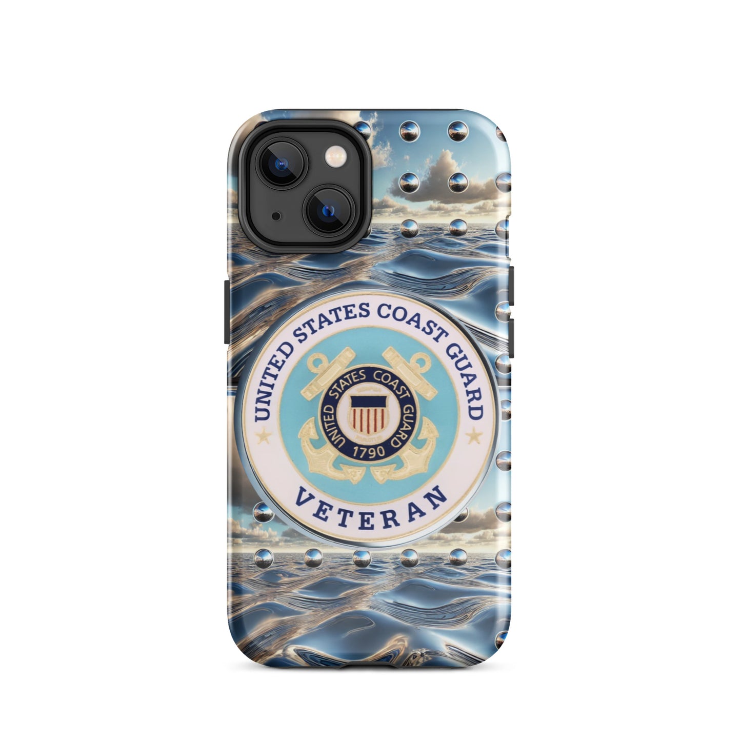 United States Coast Guard Veteran phone Case, Tough Case for iPhone®, anutcase, Military phone case, Veteran phone case, Coast guard gift