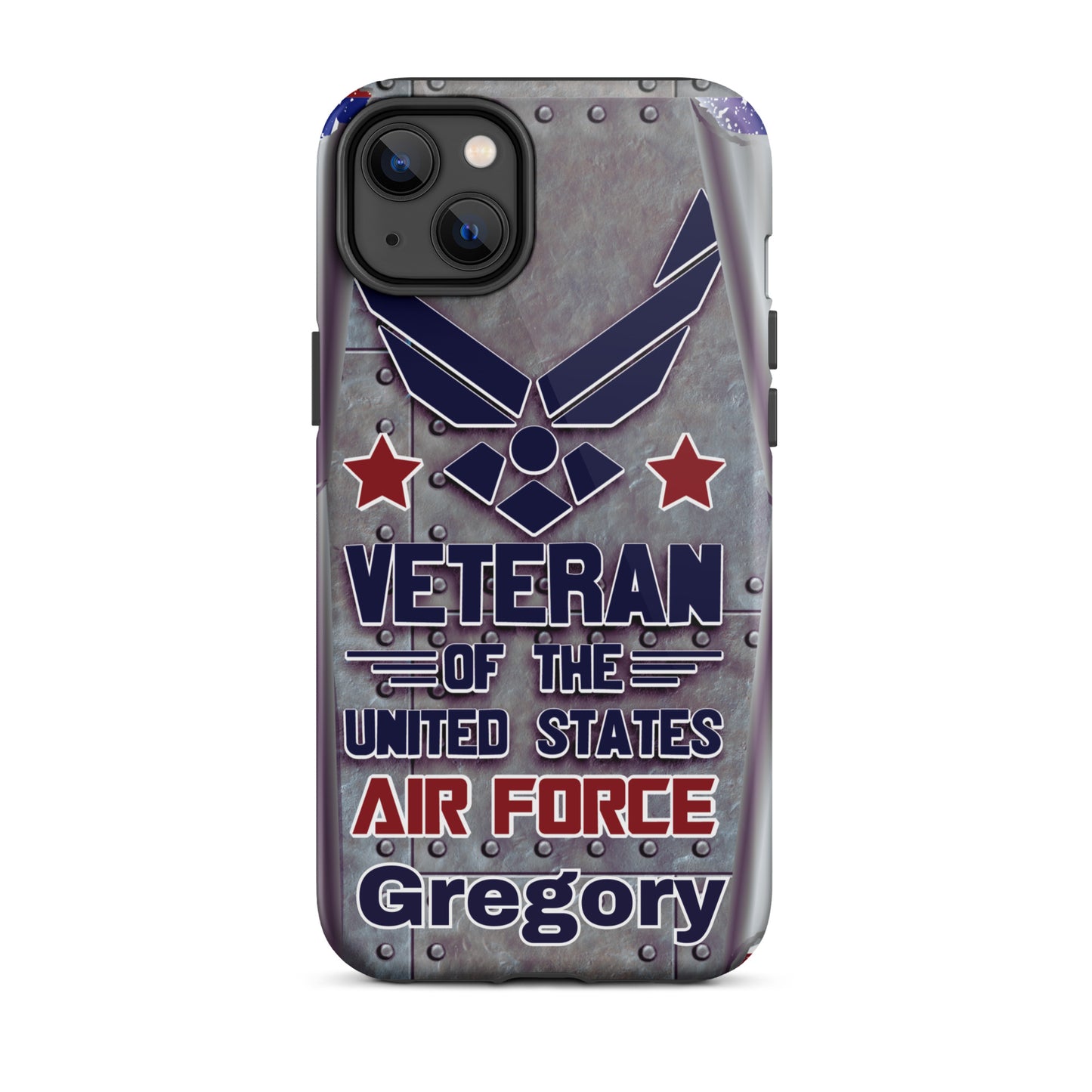 Tough Case for iPhone®,personalized cell phone cover, Veterans phone case