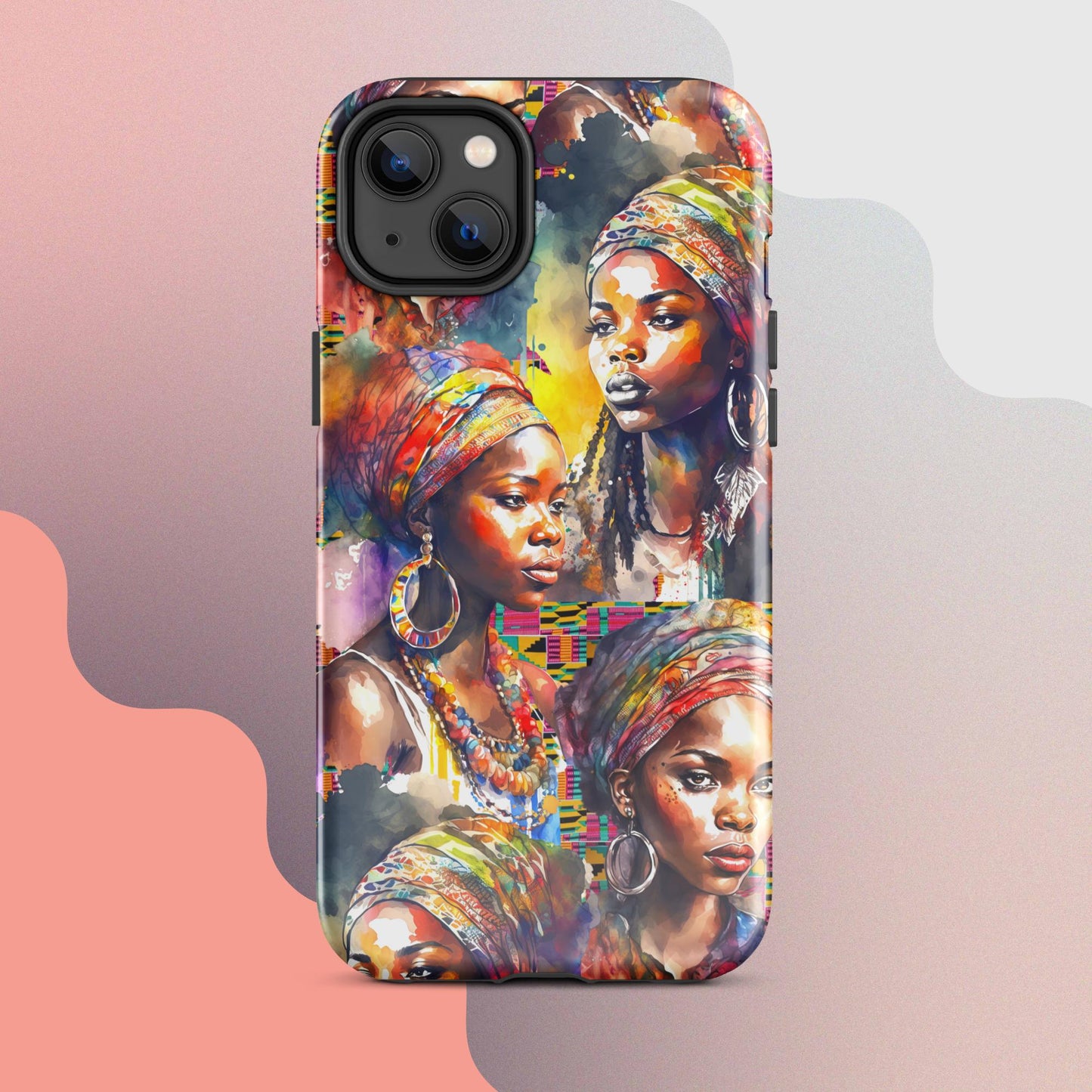 Tough Case for iPhone®, African Women iphone, Strong Women phone case, phone case for her, iphone case, people phone case