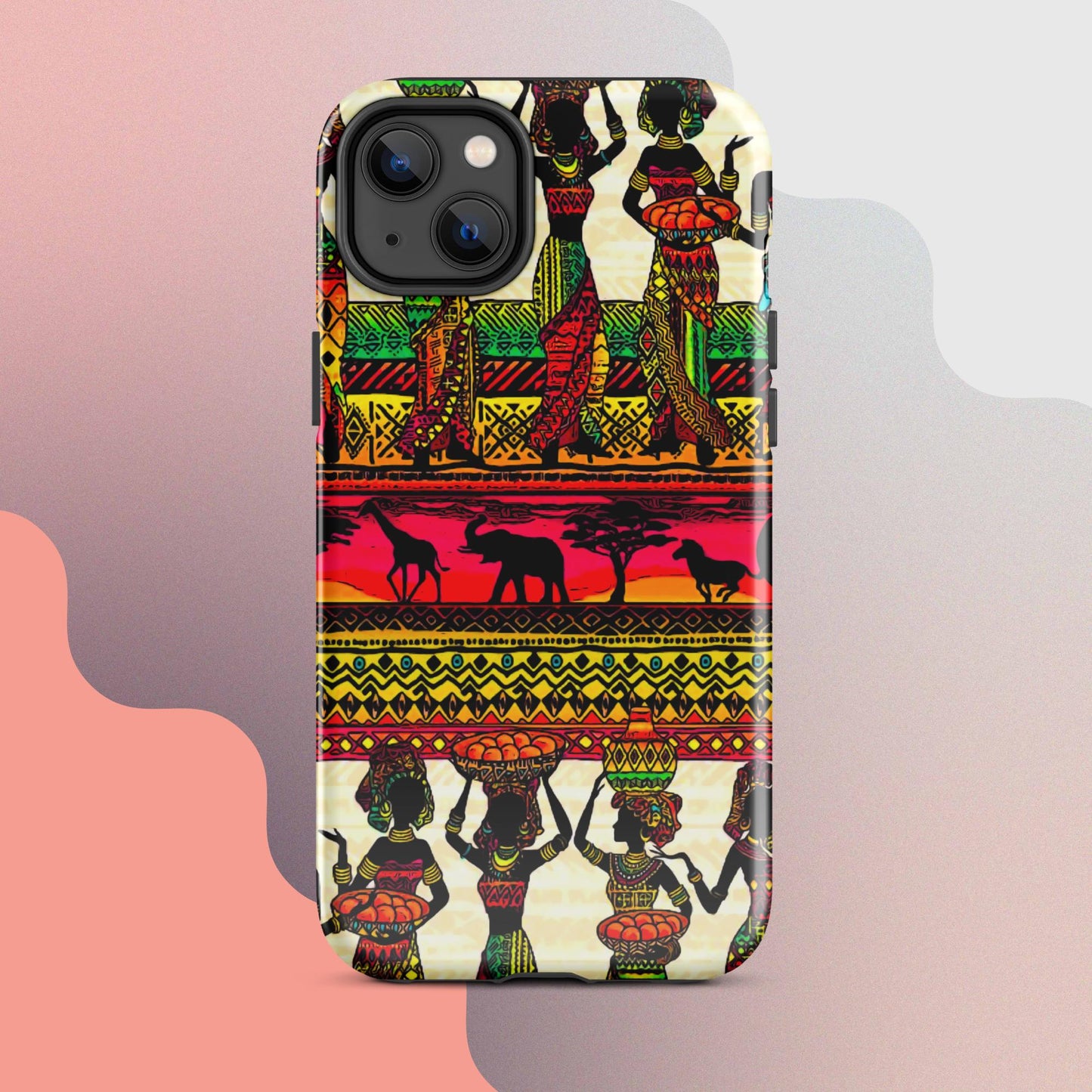 Tough Case for iPhone®, African Women phone case, Strong women case, iphone 15 case, iphone case for her, holiday phone case, people case