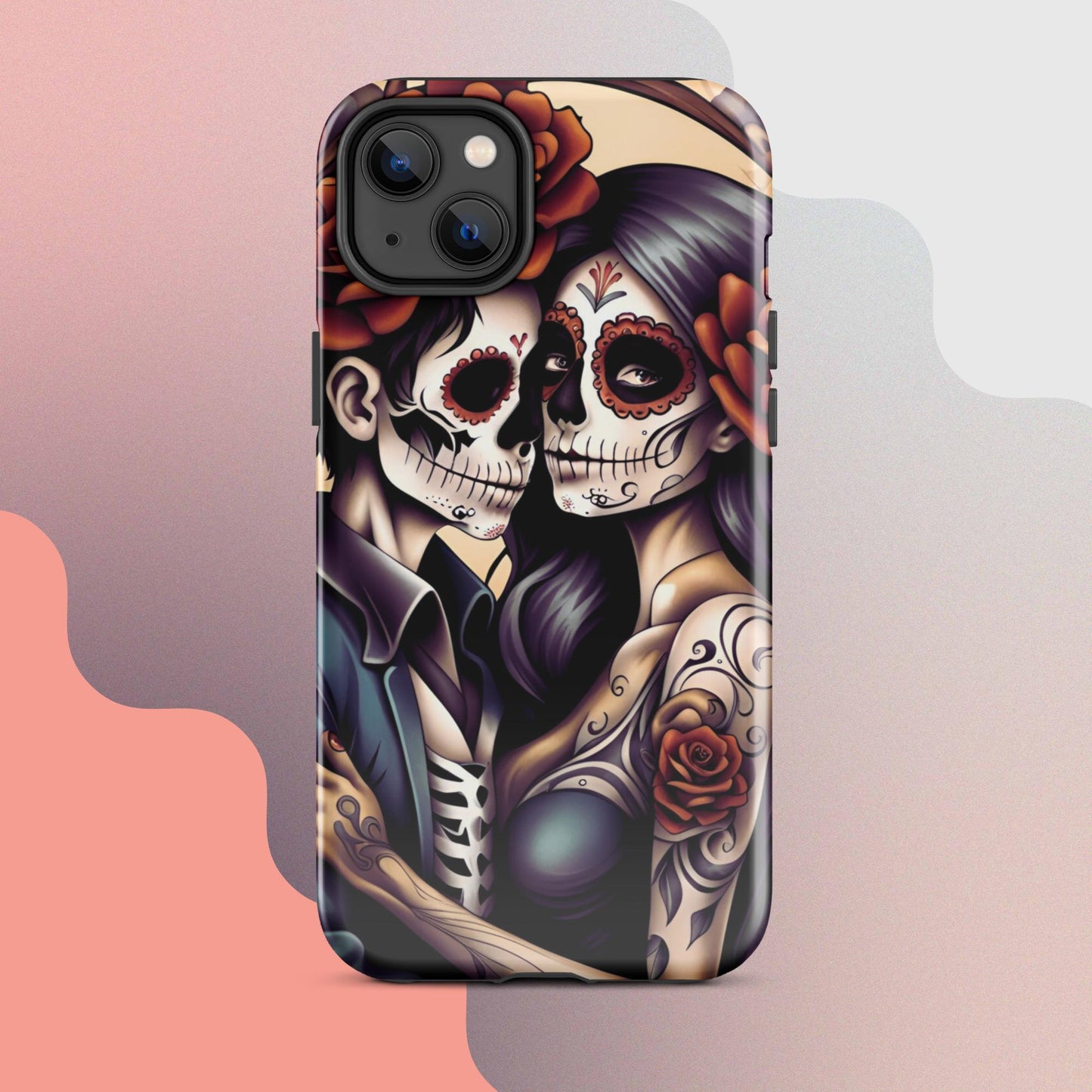 Day of the Dead Cell phone case, iphone halloween case, Halloween iphone case, Skeleton phone case,Tough Case for iPhone®