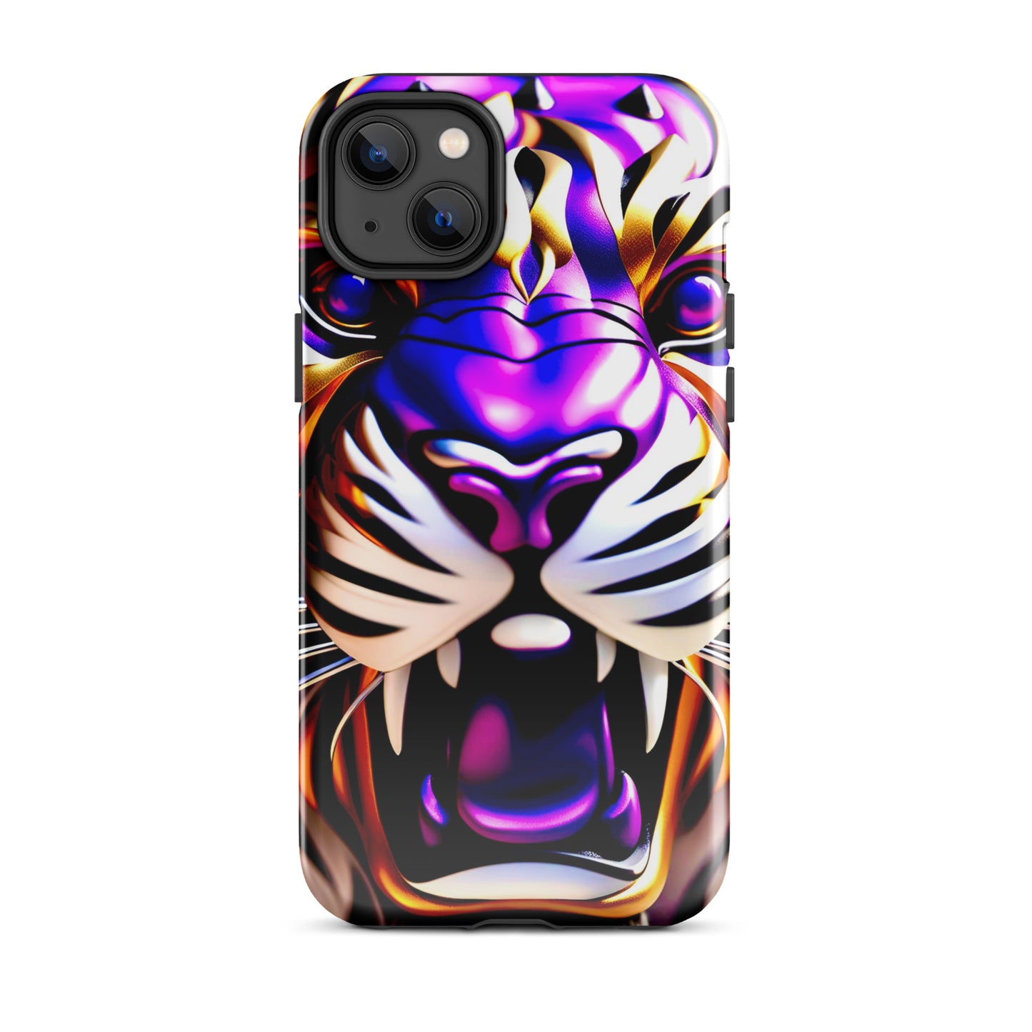 Tiger photos case, New Orleans iPhone case, Louisiana phone case, purple and gold tiger case, Tough Case for iPhone®