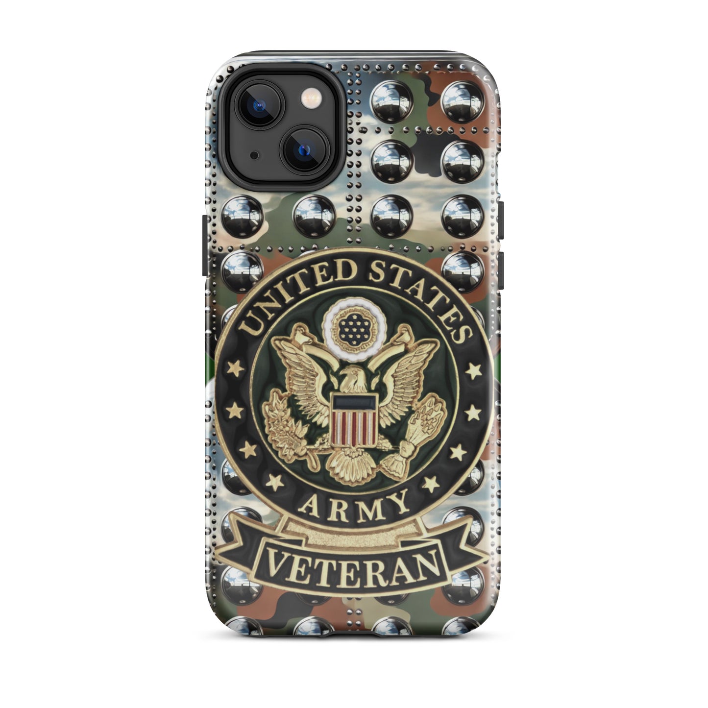 Army Veteran phone case, military phone case, retired military phone case, anutcase, Tough Case for iPhone®