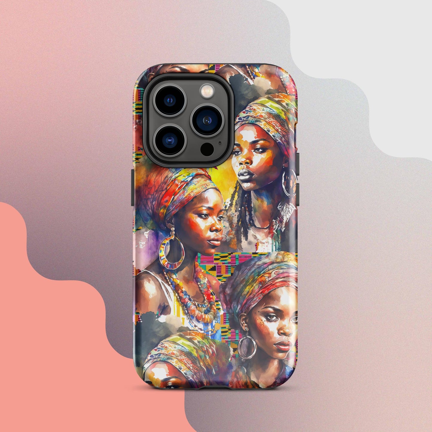 Tough Case for iPhone®, African Women iphone, Strong Women phone case, phone case for her, iphone case, people phone case