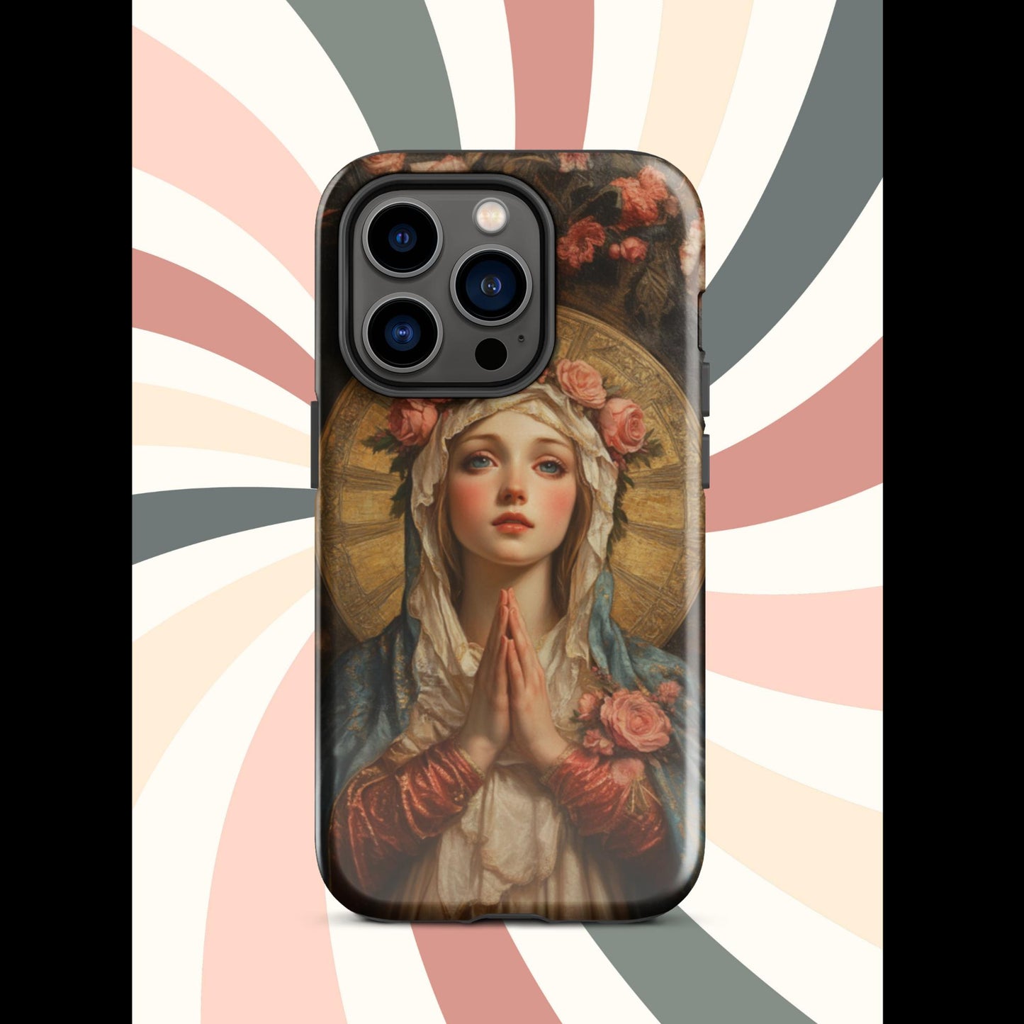 Tough Case for iPhone®, Virgin Mary, Religious phone case, iphone15, trending cell phone case, anutcase