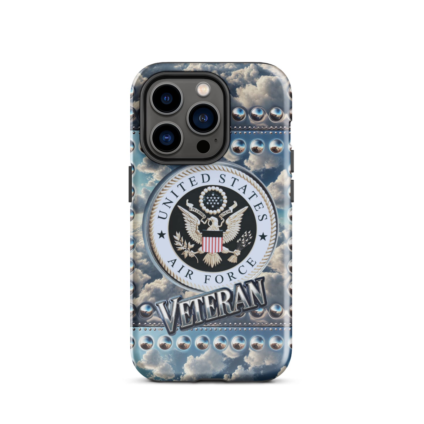 Airforce Veteran iphone case, Retired veteran phone case, anutcase, Tough Case for iPhone®, military phone case, air force phone case,