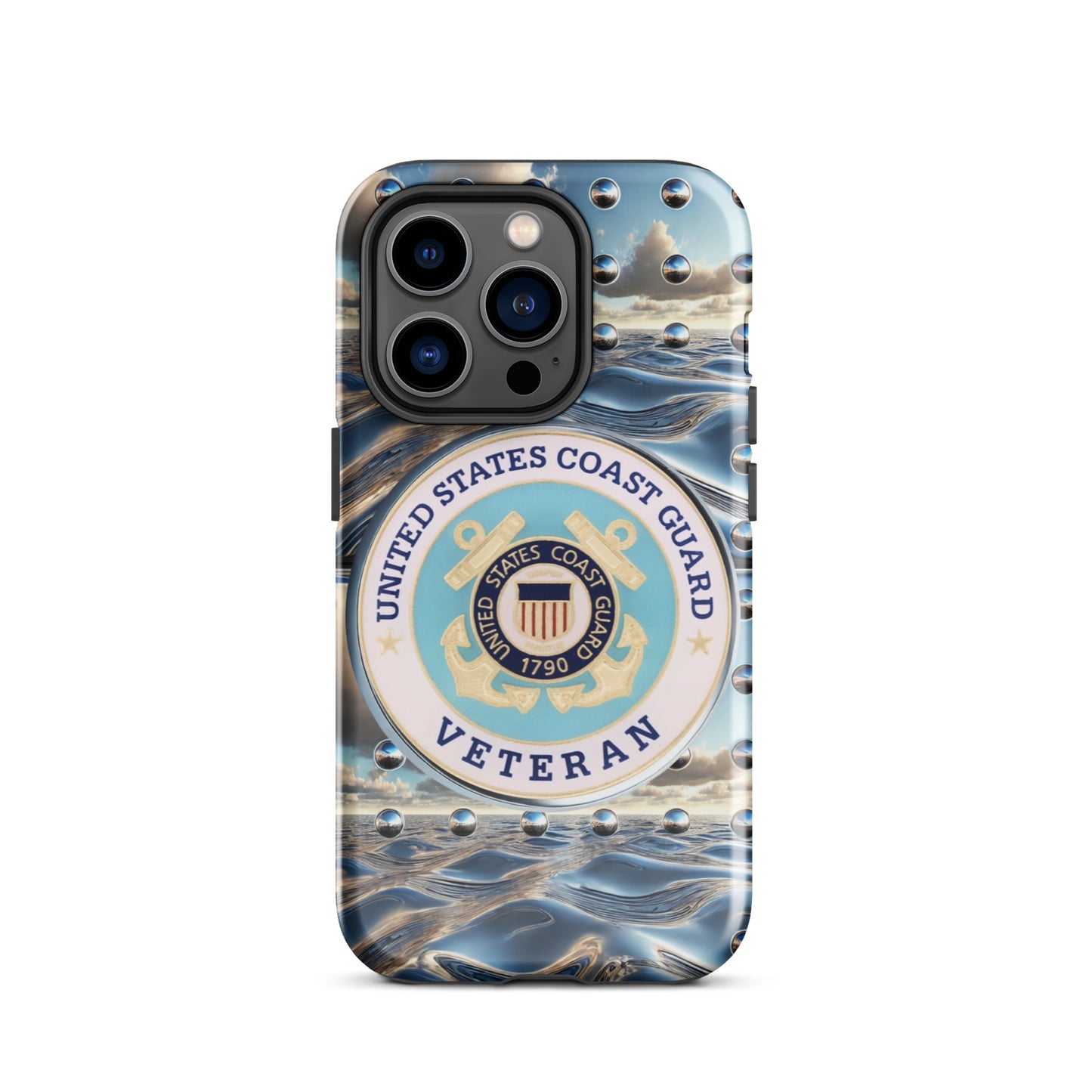 United States Coast Guard Veteran phone Case, Tough Case for iPhone®, anutcase, Military phone case, Veteran phone case, Coast guard gift