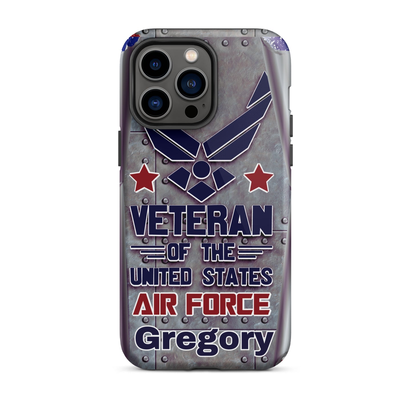 Tough Case for iPhone®,personalized cell phone cover, Veterans phone case