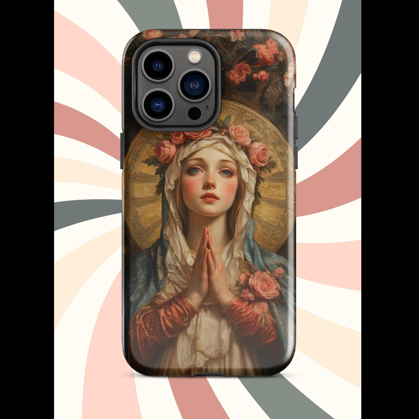 Tough Case for iPhone®, Virgin Mary, Religious phone case, iphone15, trending cell phone case, anutcase