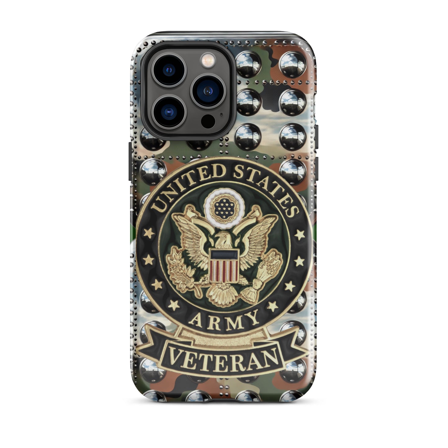 Army Veteran phone case, military phone case, retired military phone case, anutcase, Tough Case for iPhone®