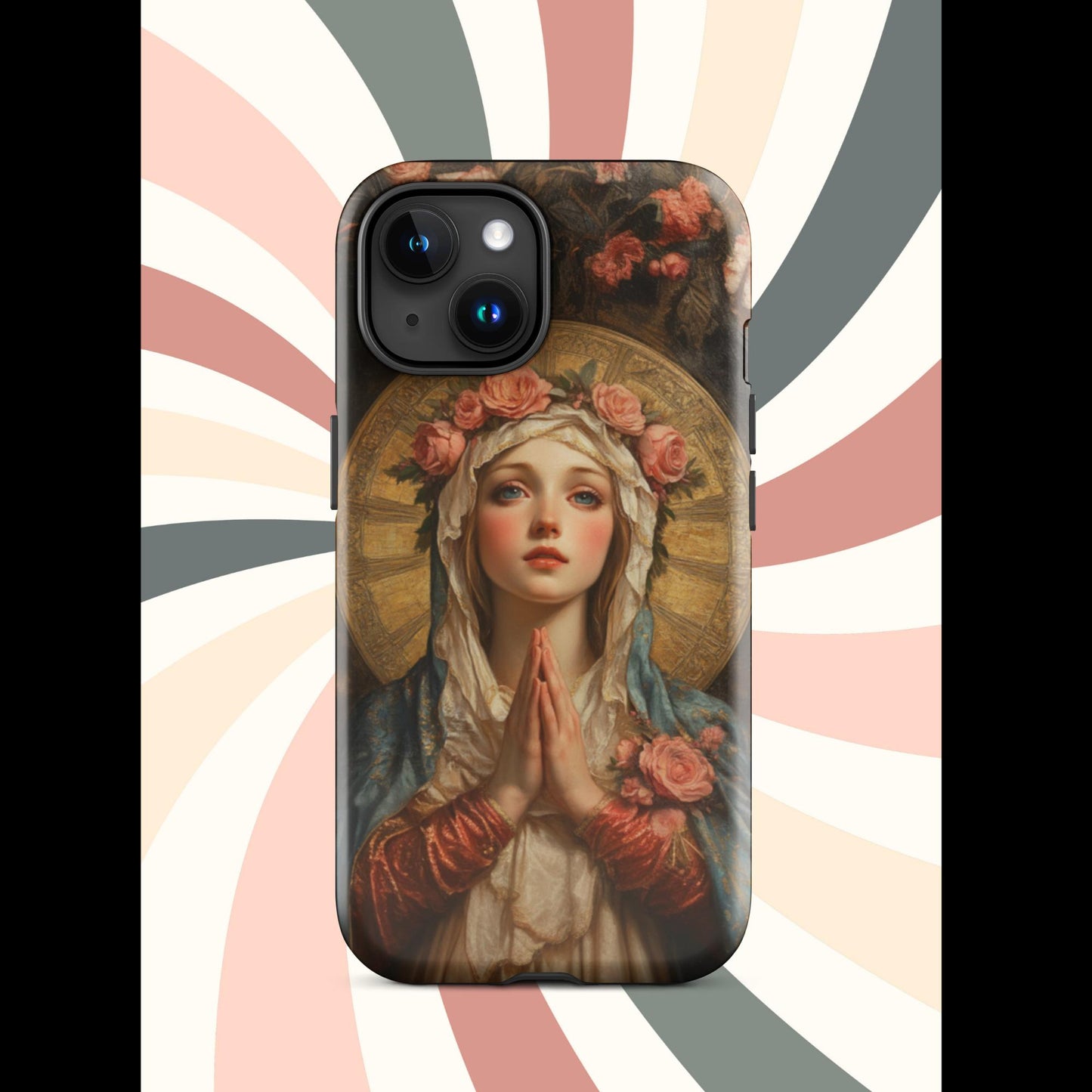 Tough Case for iPhone®, Virgin Mary, Religious phone case, iphone15, trending cell phone case, anutcase