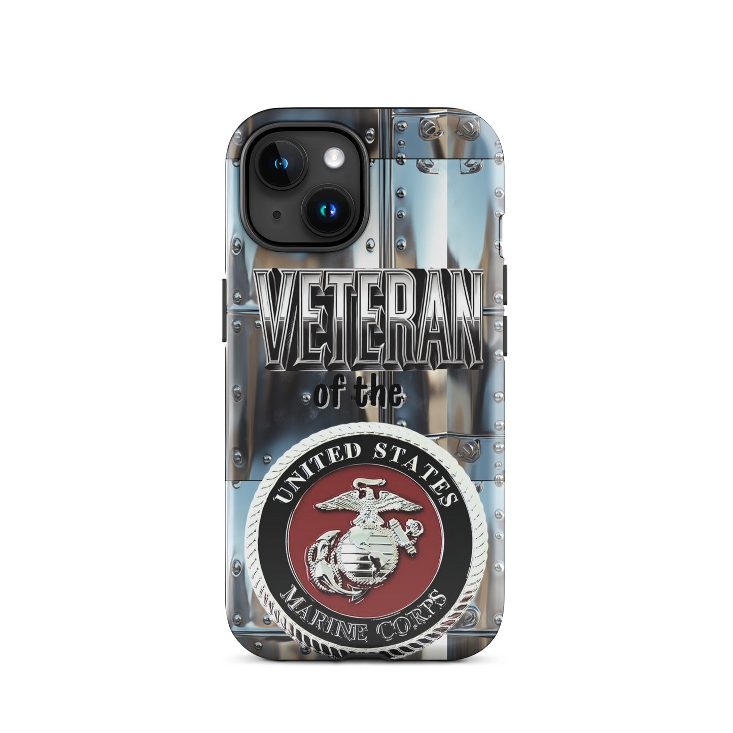 Military Veteran phone case, Marine phone case, Veteran phone case, iphone15, anutcase, Tough Case for iPhone®