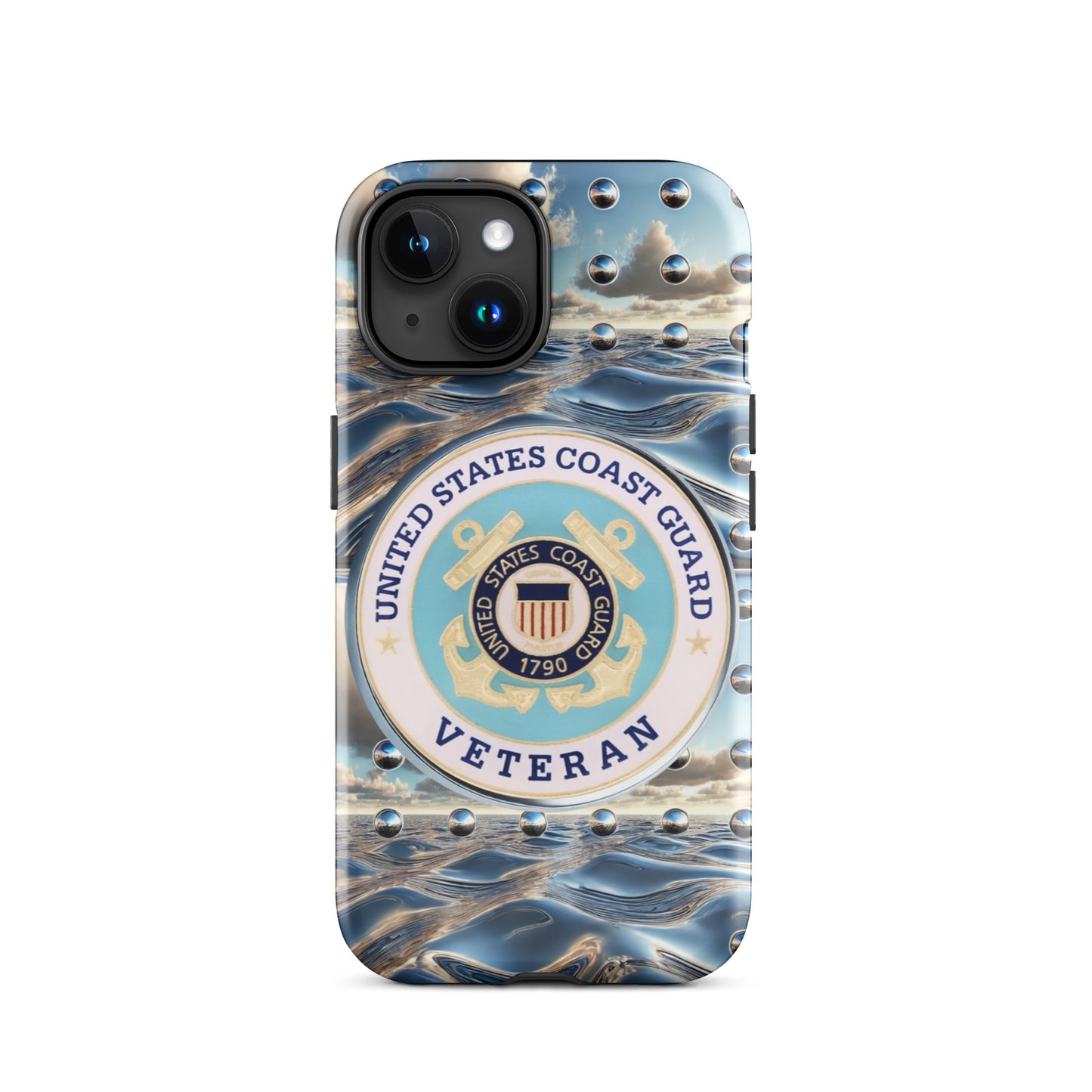 United States Coast Guard Veteran phone Case, Tough Case for iPhone®, anutcase, Military phone case, Veteran phone case, Coast guard gift