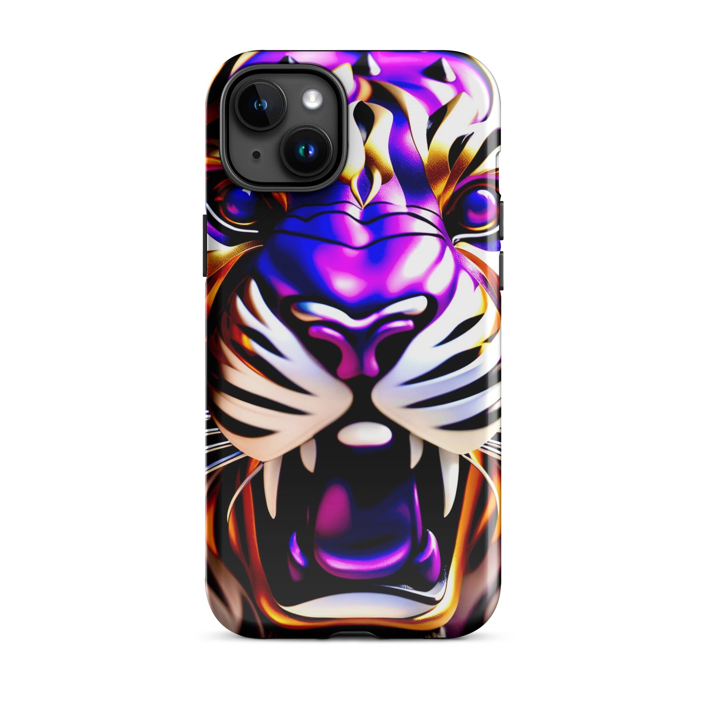 Tiger photos case, New Orleans iPhone case, Louisiana phone case, purple and gold tiger case, Tough Case for iPhone®