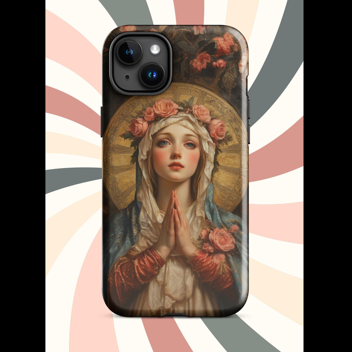 Tough Case for iPhone®, Virgin Mary, Religious phone case, iphone15, trending cell phone case, anutcase