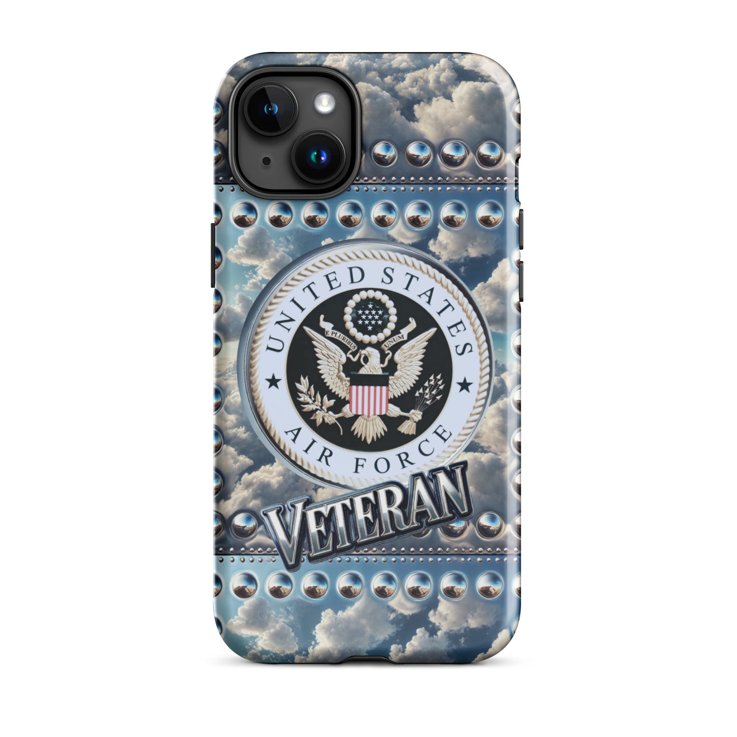 Airforce Veteran iphone case, Retired veteran phone case, anutcase, Tough Case for iPhone®, military phone case, air force phone case,