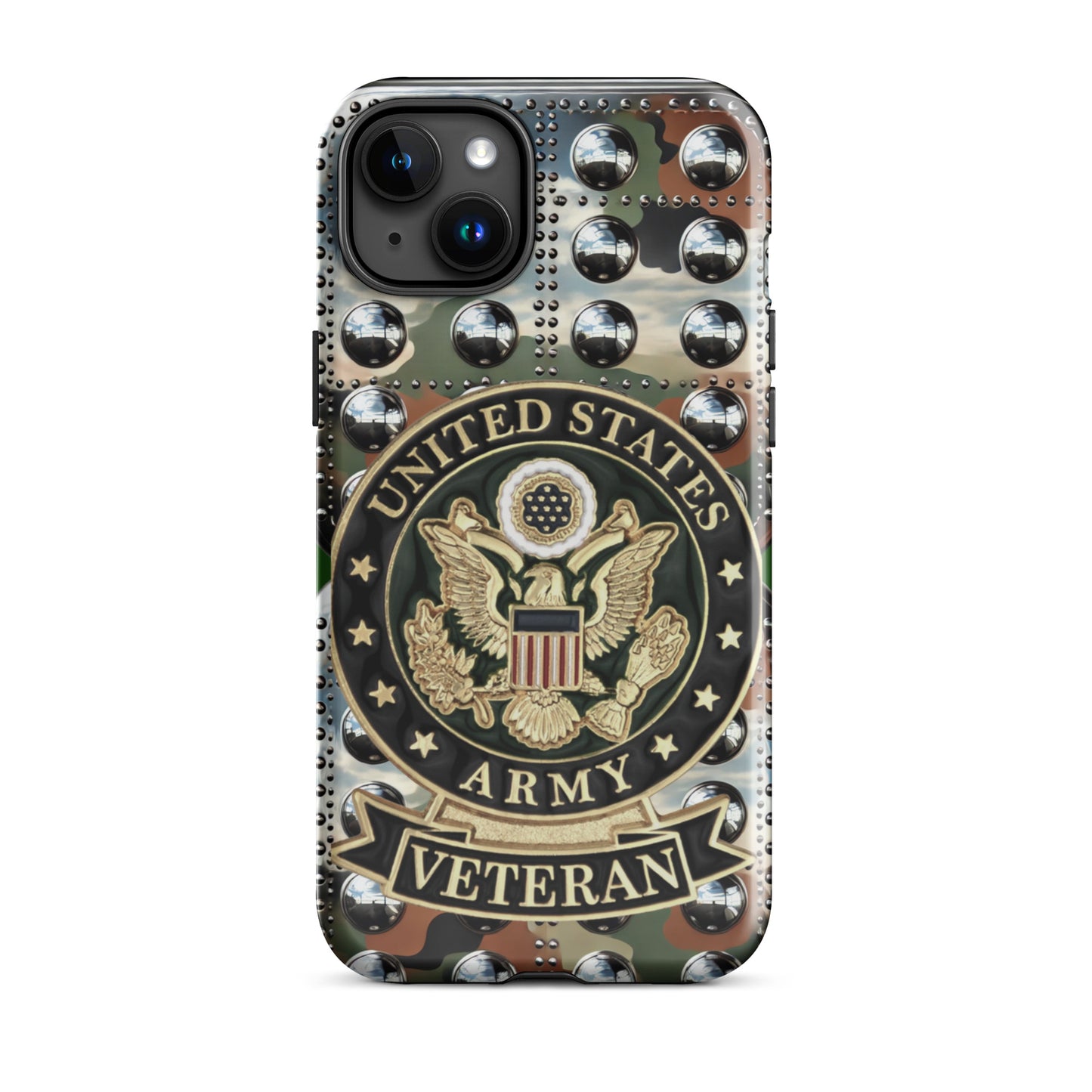 Army Veteran phone case, military phone case, retired military phone case, anutcase, Tough Case for iPhone®