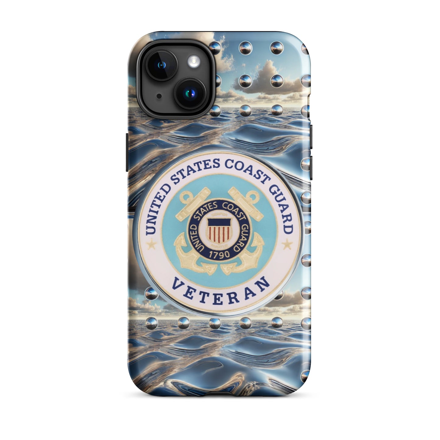 United States Coast Guard Veteran phone Case, Tough Case for iPhone®, anutcase, Military phone case, Veteran phone case, Coast guard gift