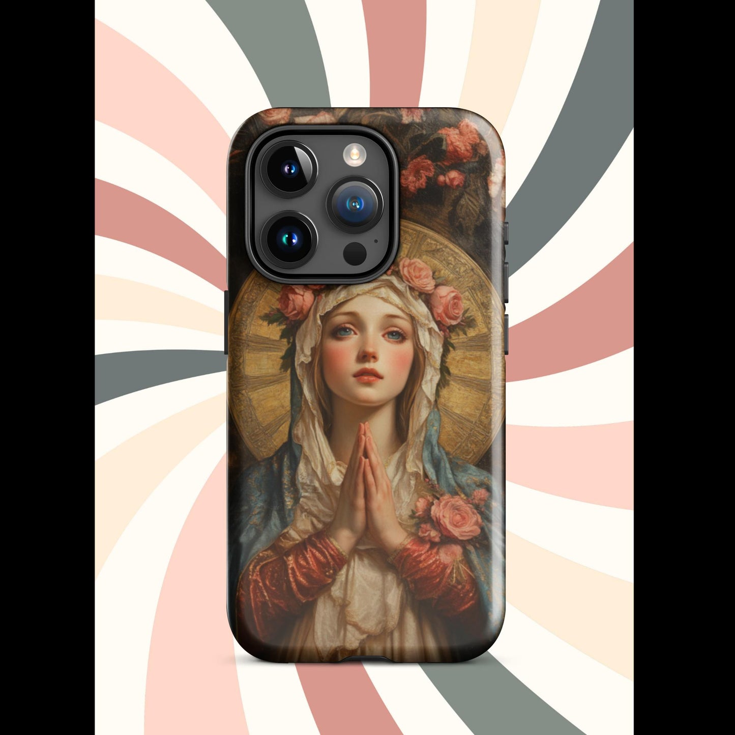 Tough Case for iPhone®, Virgin Mary, Religious phone case, iphone15, trending cell phone case, anutcase