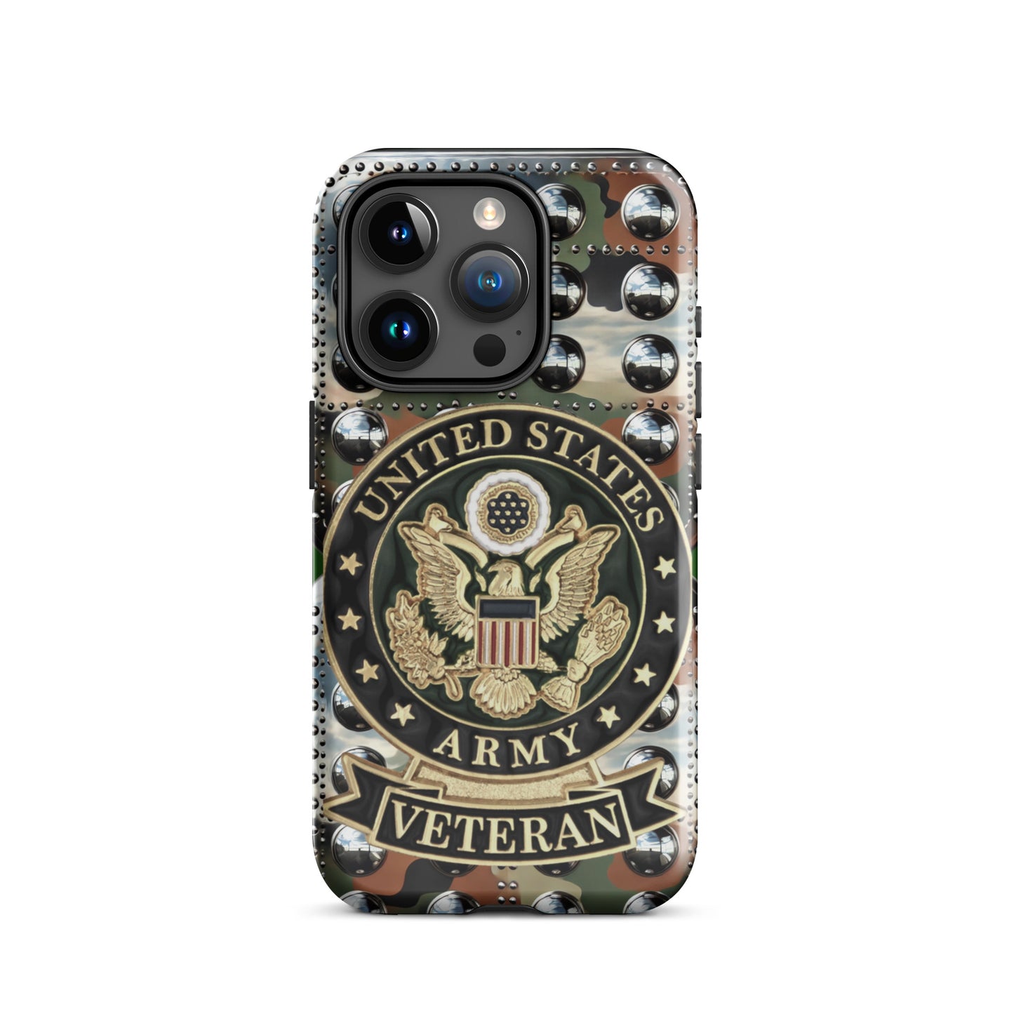 Army Veteran phone case, military phone case, retired military phone case, anutcase, Tough Case for iPhone®