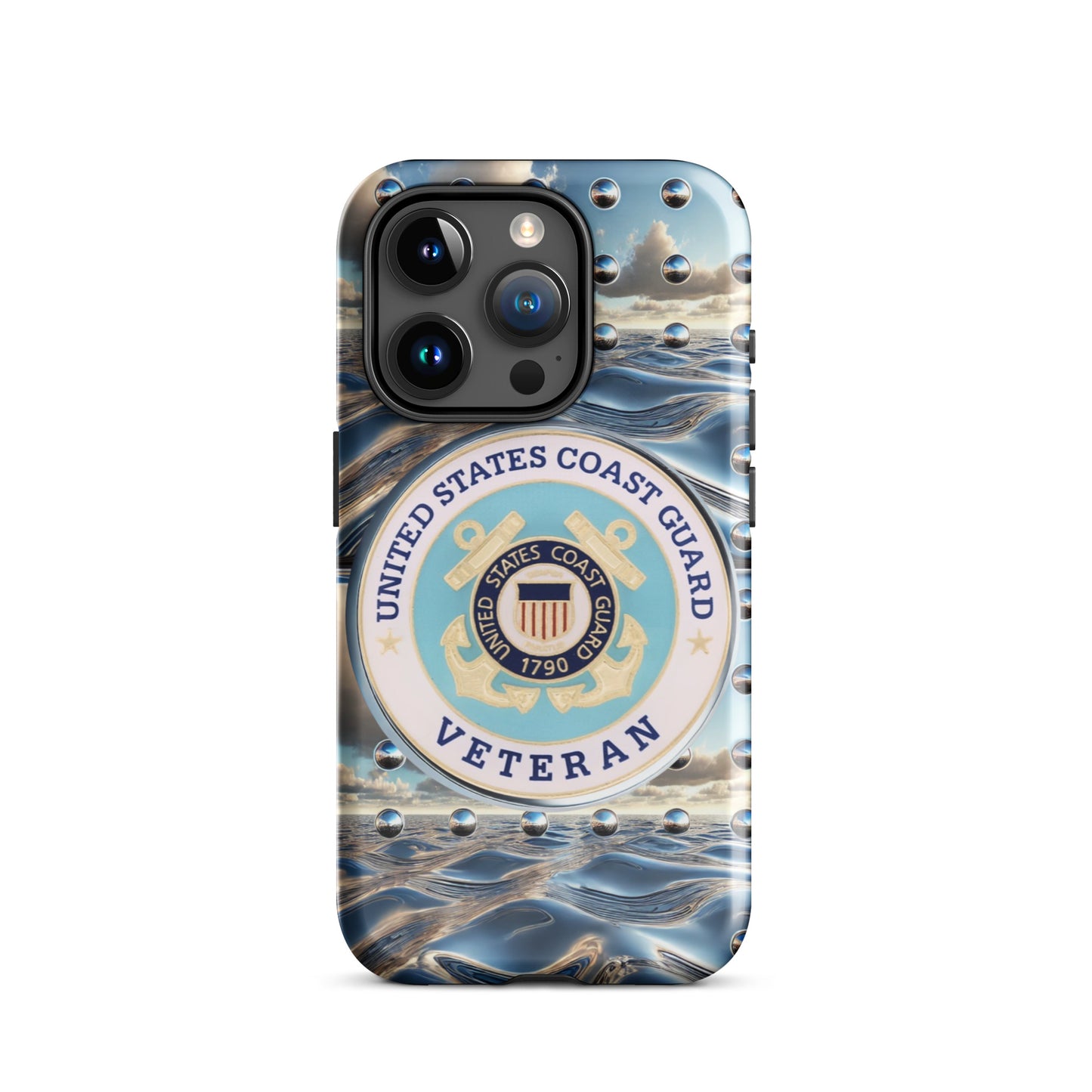 United States Coast Guard Veteran phone Case, Tough Case for iPhone®, anutcase, Military phone case, Veteran phone case, Coast guard gift