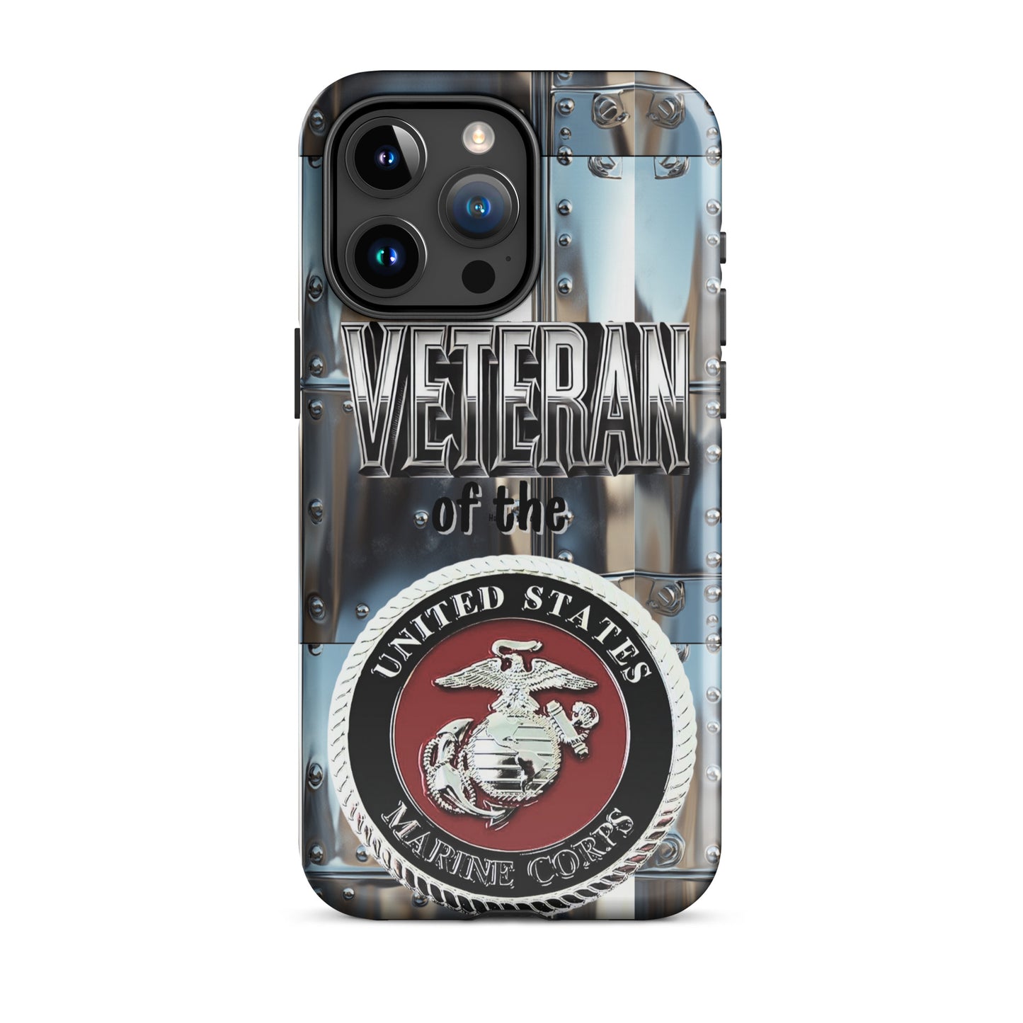 Military Veteran phone case, Marine phone case, Veteran phone case, iphone15, anutcase, Tough Case for iPhone®