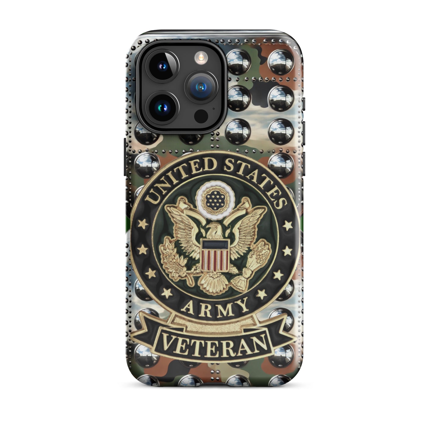 Army Veteran phone case, military phone case, retired military phone case, anutcase, Tough Case for iPhone®