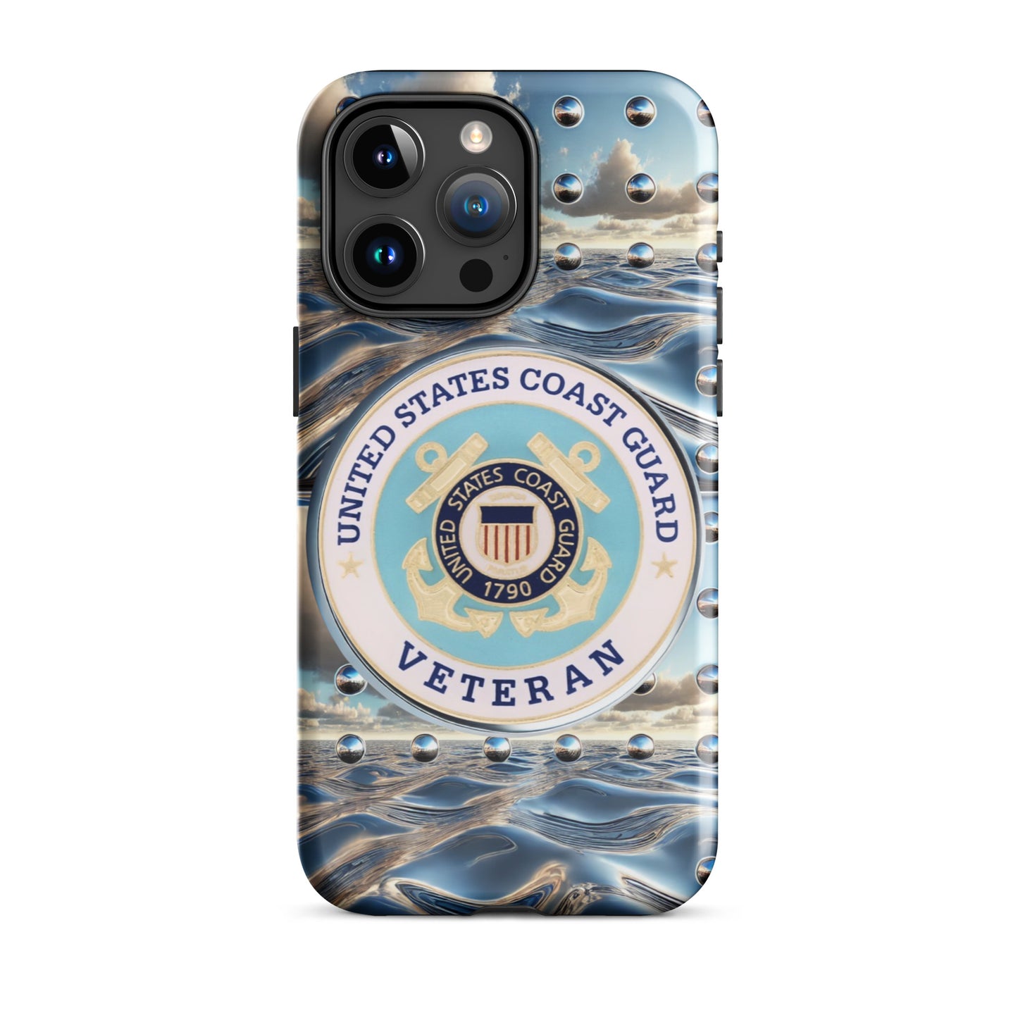 United States Coast Guard Veteran phone Case, Tough Case for iPhone®, anutcase, Military phone case, Veteran phone case, Coast guard gift