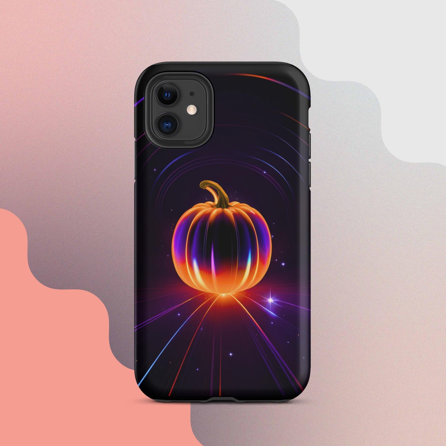 Tough Case for iPhone®, Halloween Cell phone Case, pumpkin cell phone case, iphone14, Iphone 13, iphone 12 halloween case,