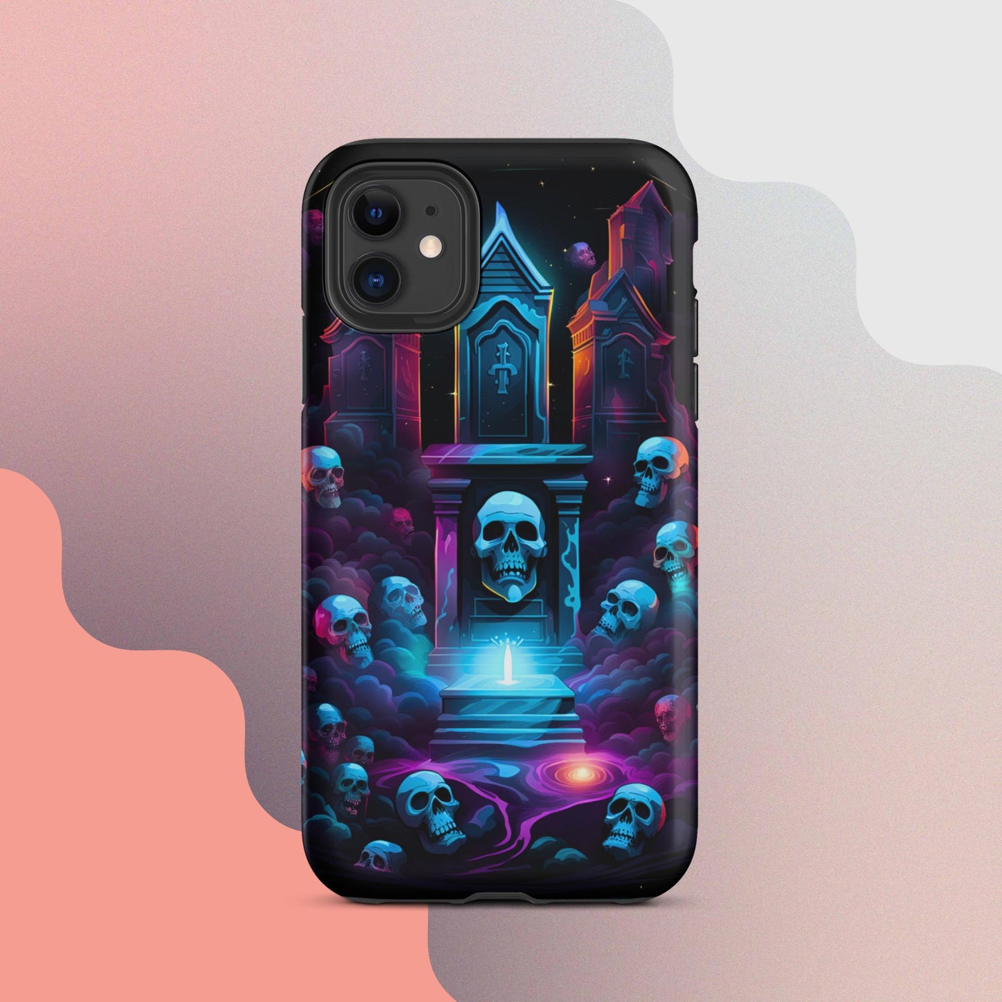 Tough Case for iPhone®, Halloween Cell phone Case, pumpkin cell phone case, iphone14, Iphone 13, iphone 12 halloween case,