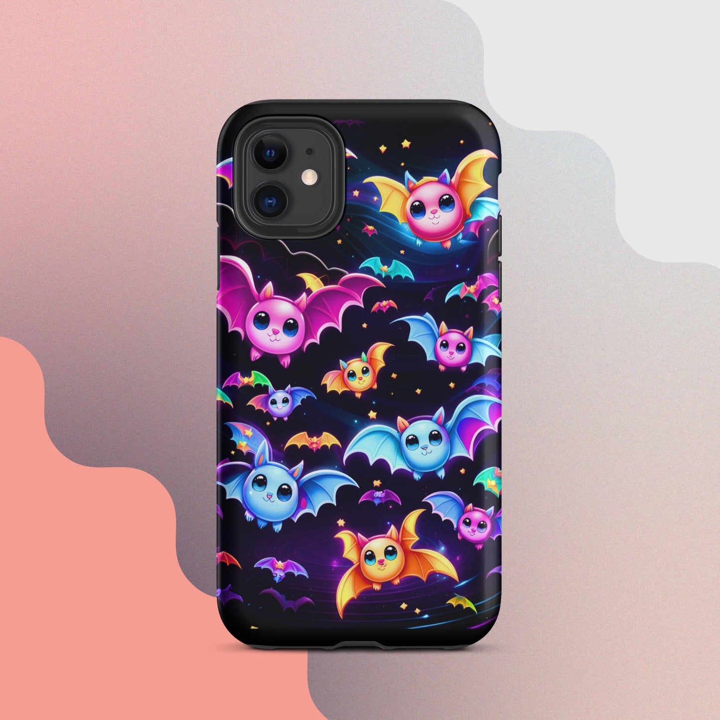 Tough Case for iPhone®, Halloween Cell phone Case, pumpkin cell phone case,  samsung phone caseiphone14, Iphone 13, iphone 12 halloween case, Cute bat case, adorable halloween case,