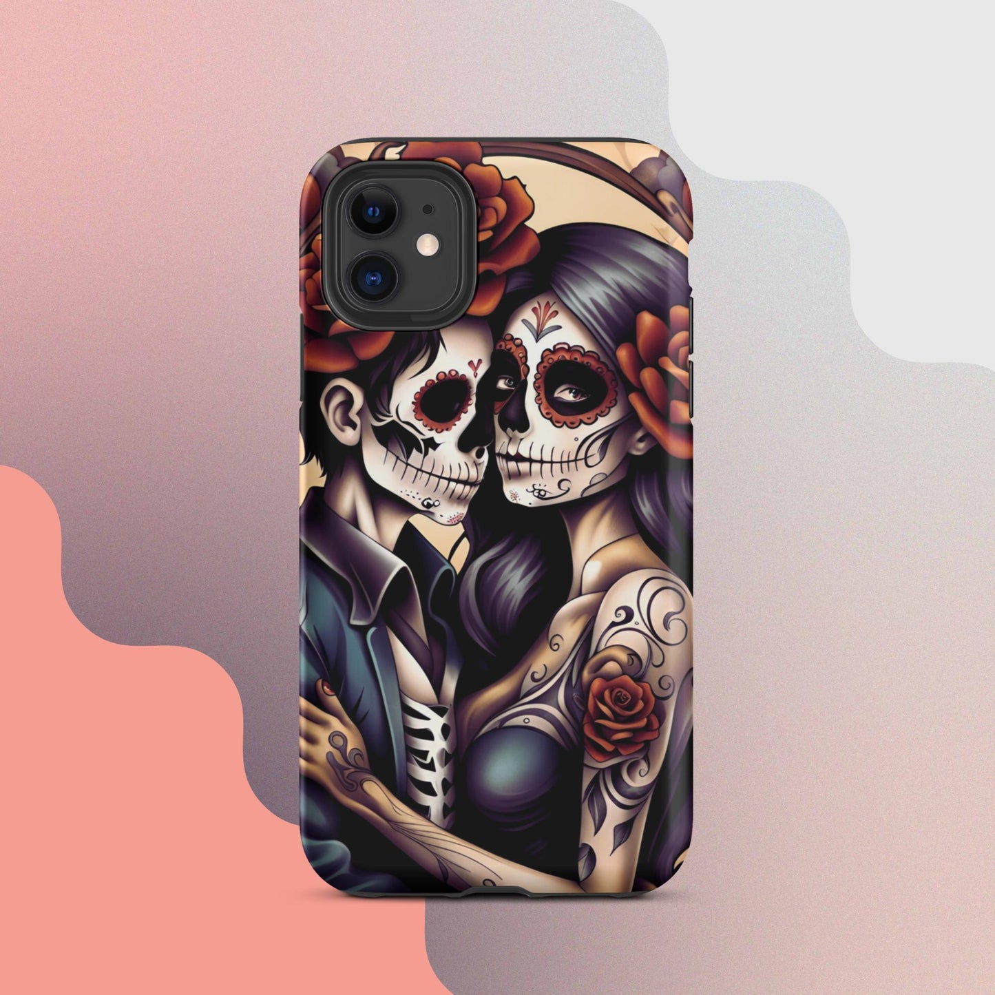 Day of the Dead Cell phone case, iphone halloween case, Halloween iphone case, Skeleton phone case,Tough Case for iPhone®