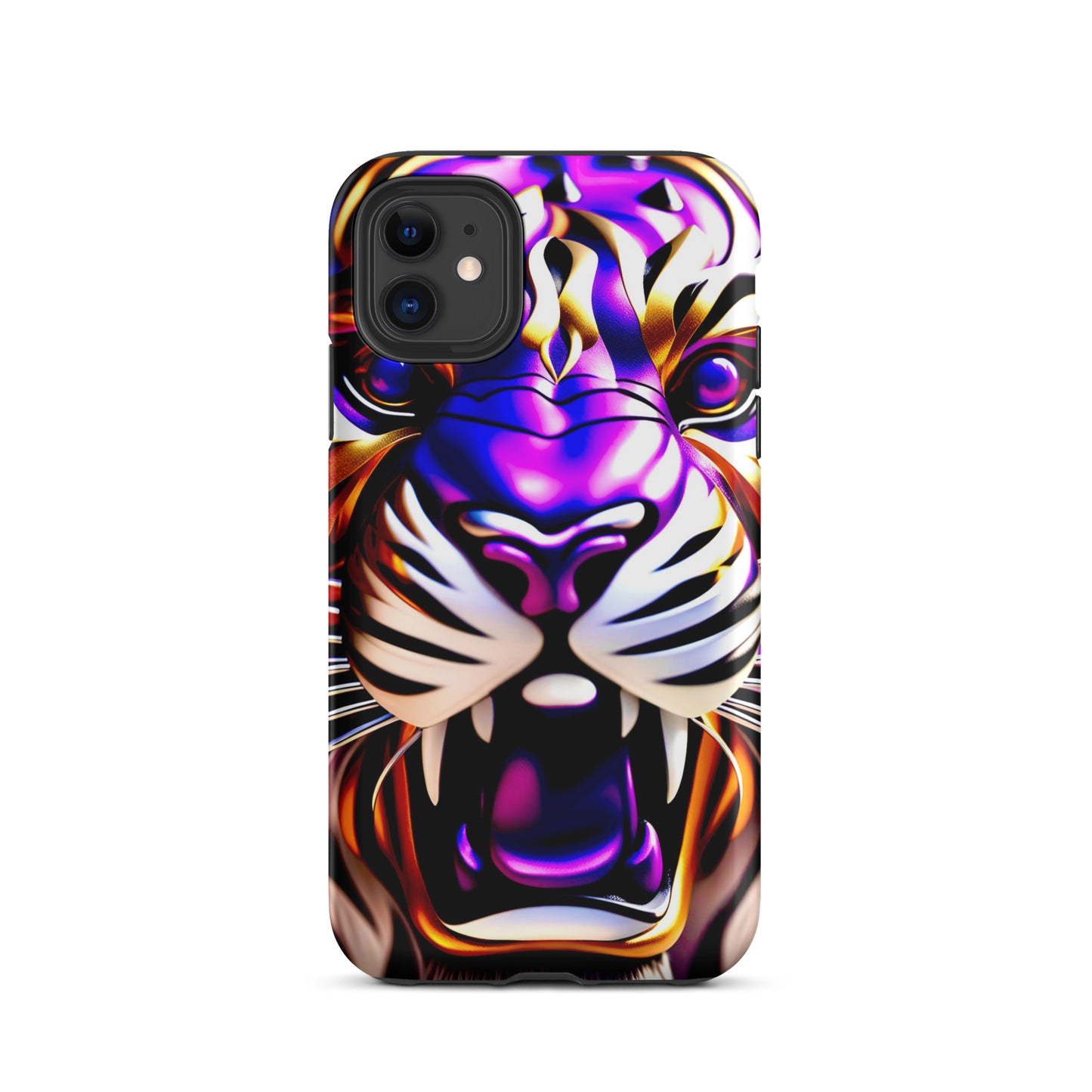 Tiger photos case, New Orleans iPhone case, Louisiana phone case, purple and gold tiger case, Tough Case for iPhone®