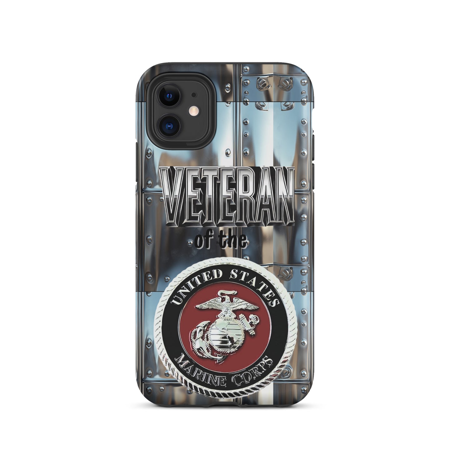 Military Veteran phone case, Marine phone case, Veteran phone case, iphone15, anutcase, Tough Case for iPhone®