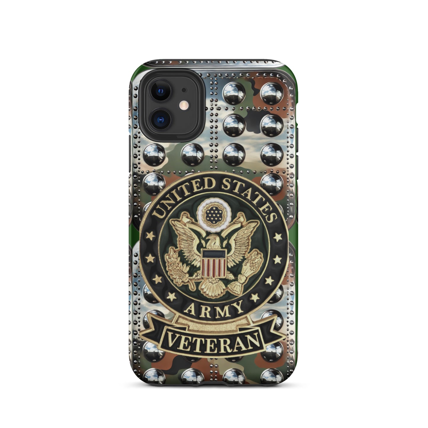 Army Veteran phone case, military phone case, retired military phone case, anutcase, Tough Case for iPhone®