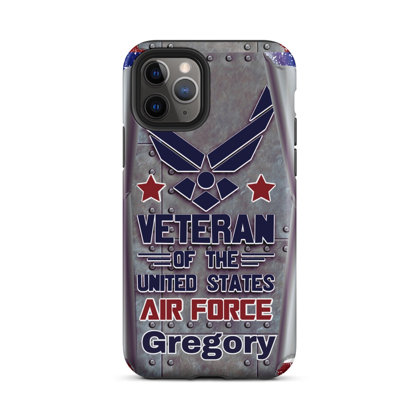 Tough Case for iPhone®,personalized cell phone cover, Veterans phone case