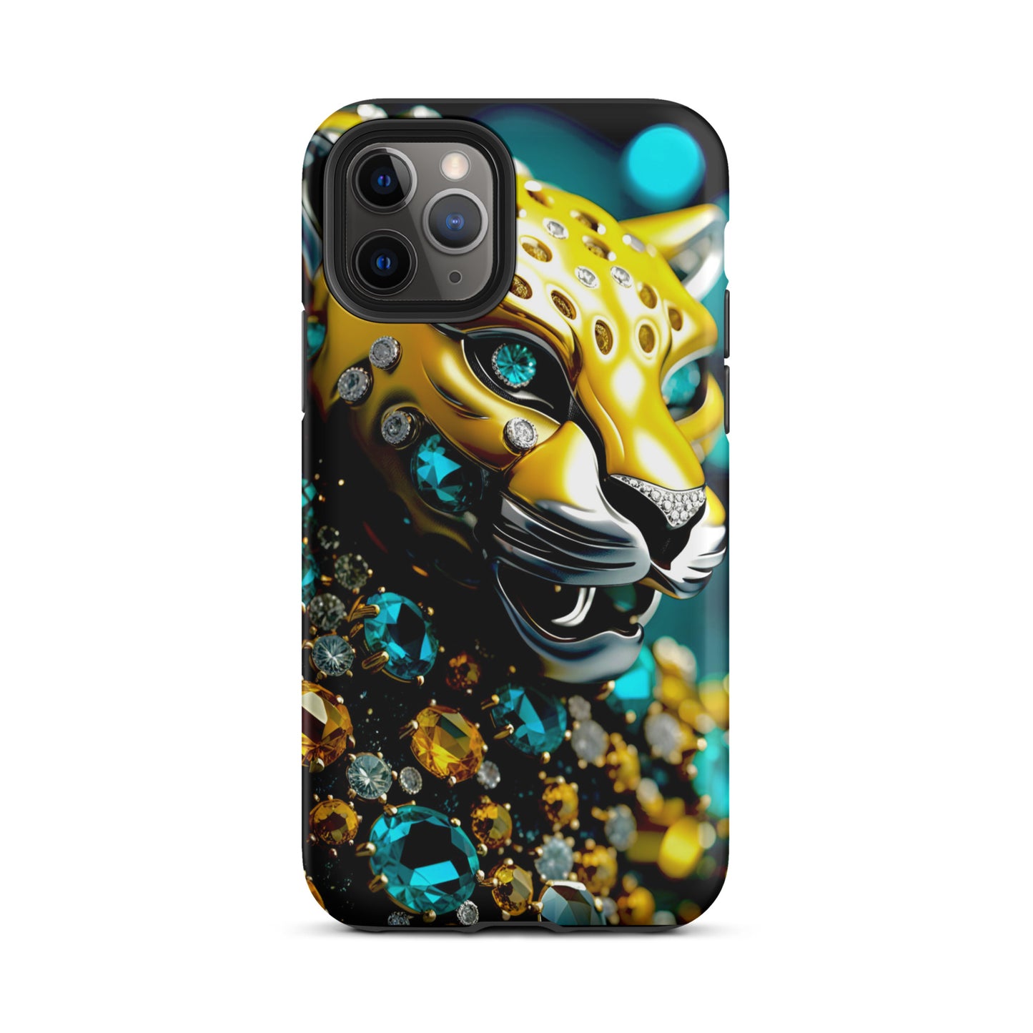 Jaguar Iphone case, yellow and teal Iphine case, Florida Iphone case, Tough Case for iPhone®