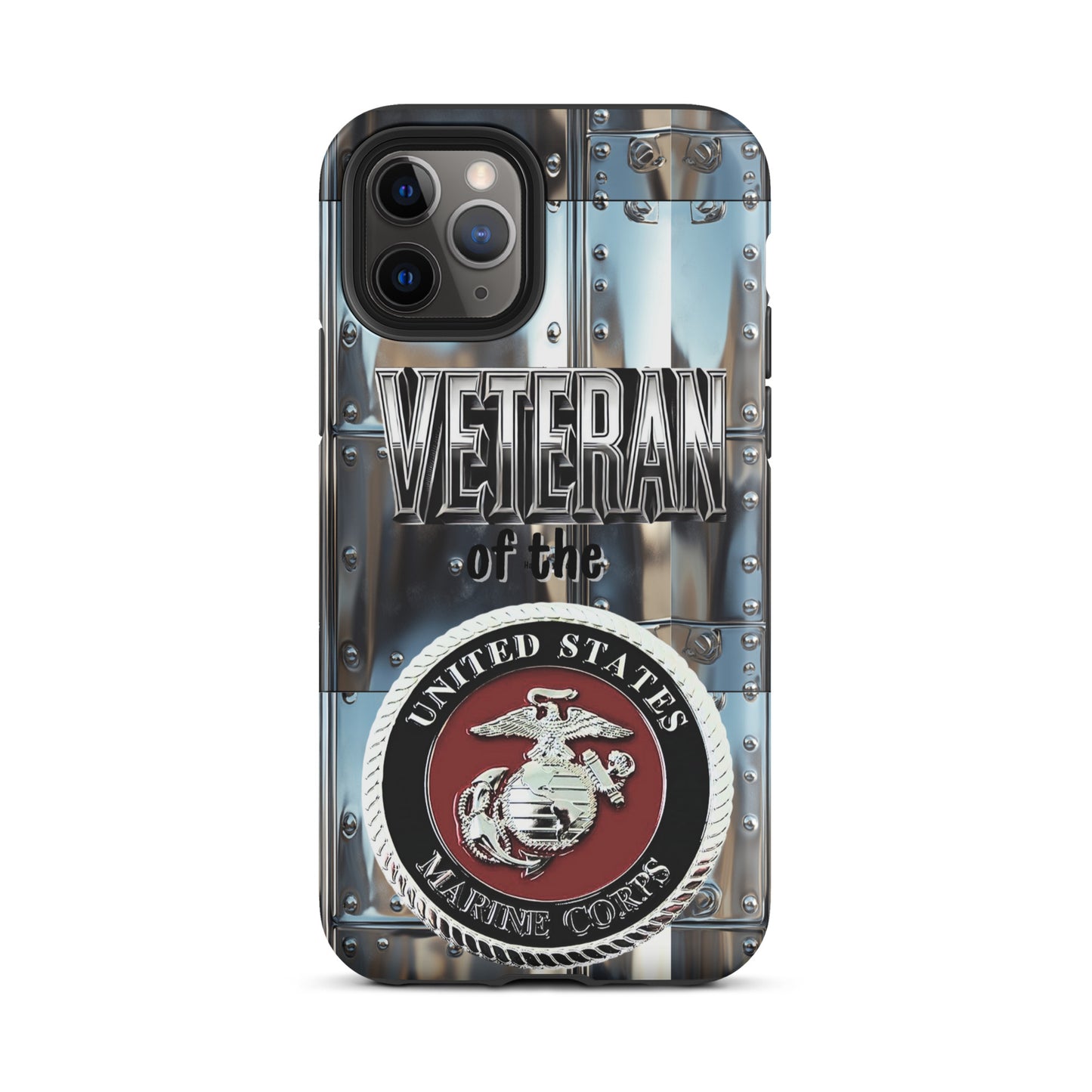 Military Veteran phone case, Marine phone case, Veteran phone case, iphone15, anutcase, Tough Case for iPhone®