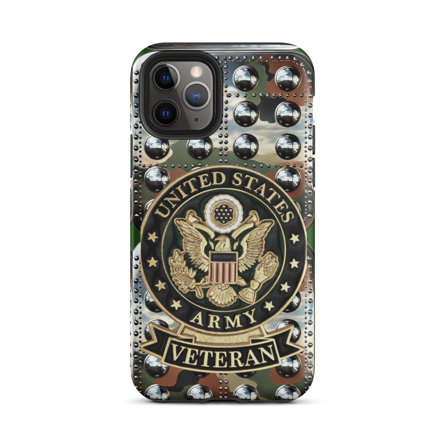 Army Veteran phone case, military phone case, retired military phone case, anutcase, Tough Case for iPhone®