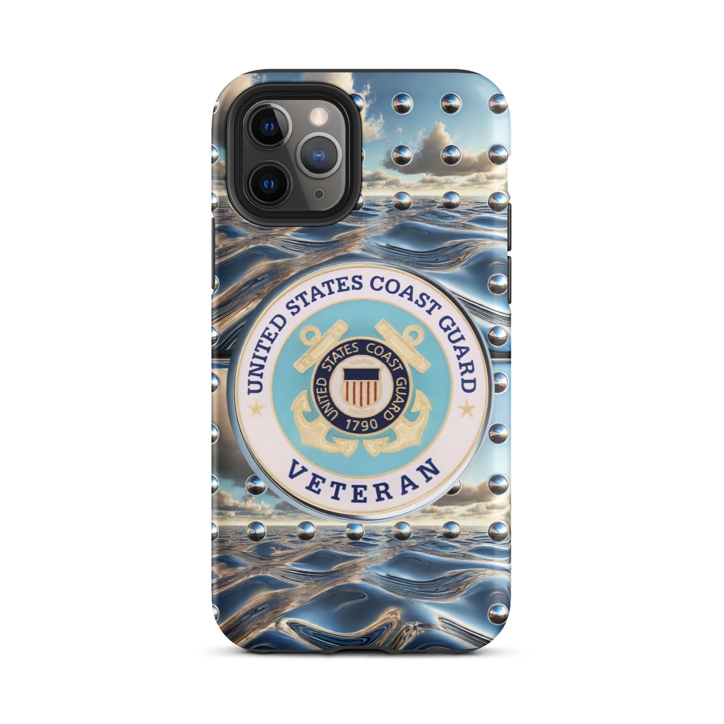 United States Coast Guard Veteran phone Case, Tough Case for iPhone®, anutcase, Military phone case, Veteran phone case, Coast guard gift