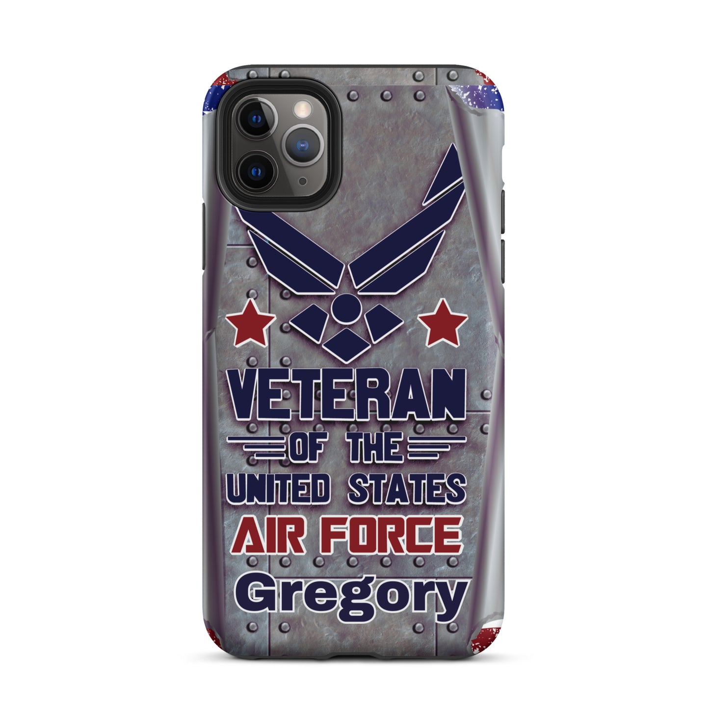 Tough Case for iPhone®,personalized cell phone cover, Veterans phone case