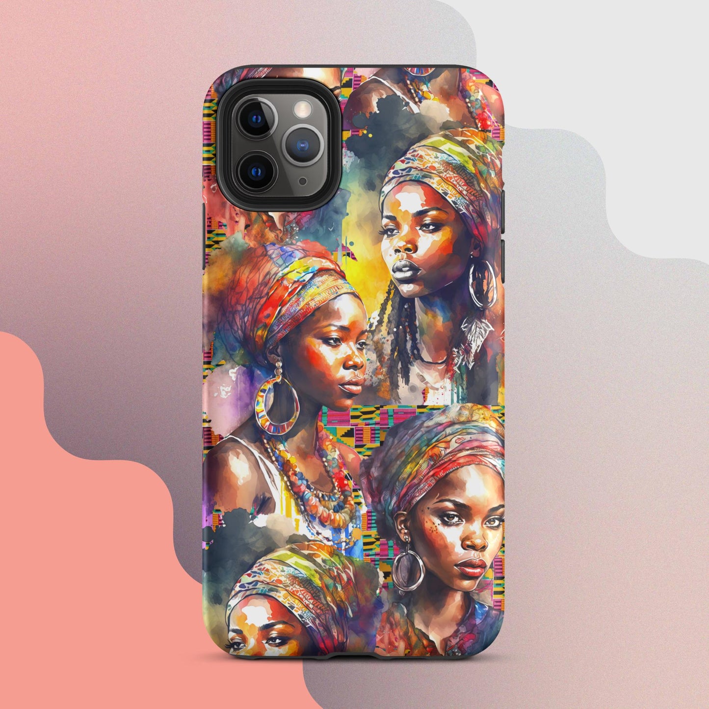 Tough Case for iPhone®, African Women iphone, Strong Women phone case, phone case for her, iphone case, people phone case