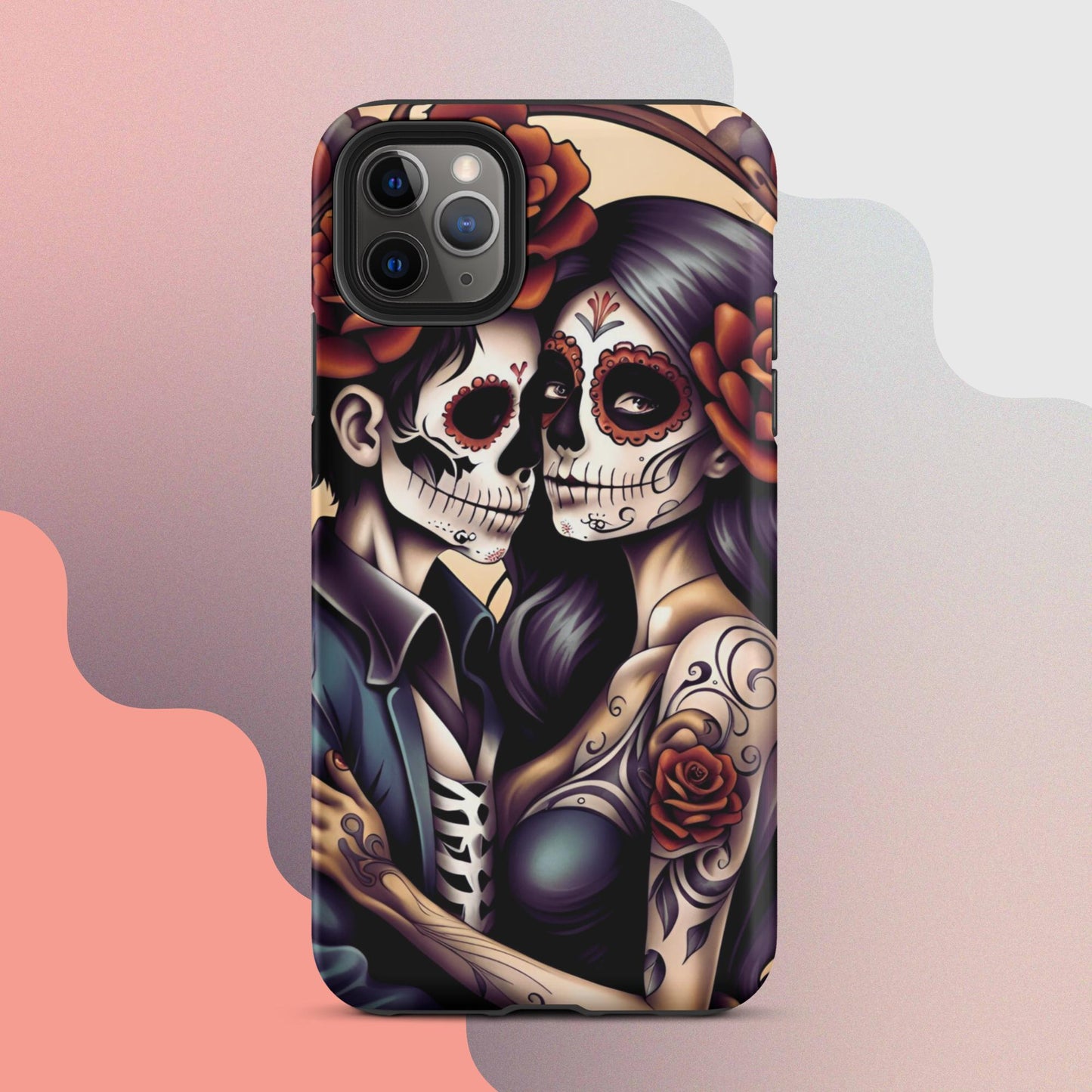 Day of the Dead Cell phone case, iphone halloween case, Halloween iphone case, Skeleton phone case,Tough Case for iPhone®