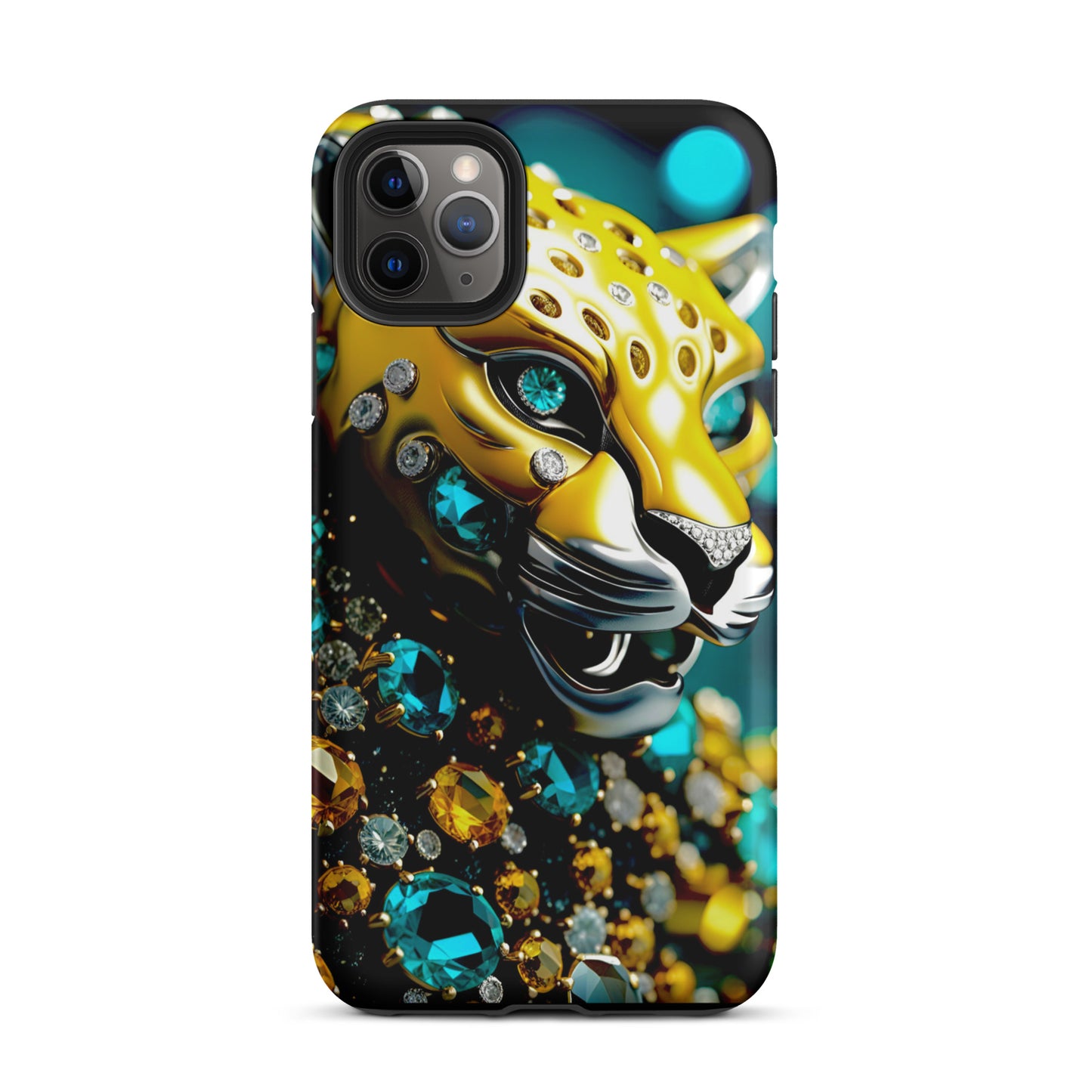 Jaguar Iphone case, yellow and teal Iphine case, Florida Iphone case, Tough Case for iPhone®