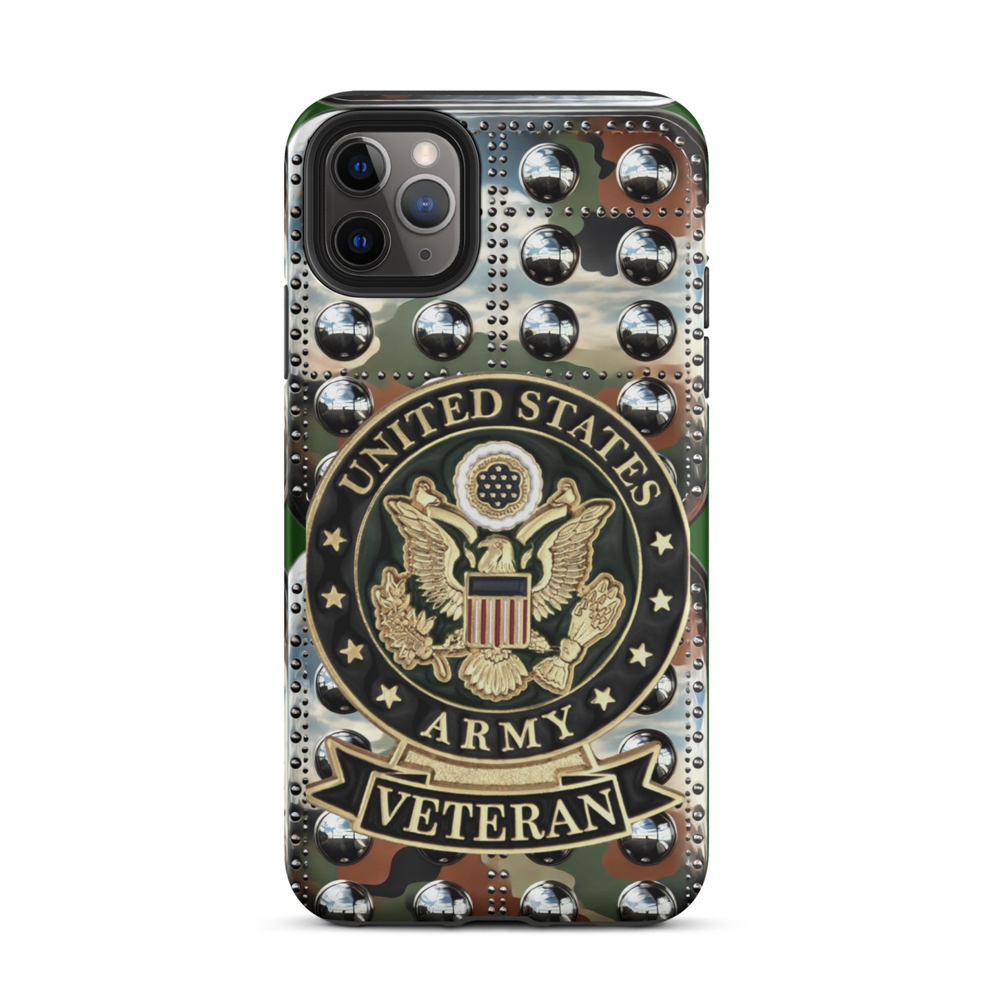 Army Veteran phone case, military phone case, retired military phone case, anutcase, Tough Case for iPhone®